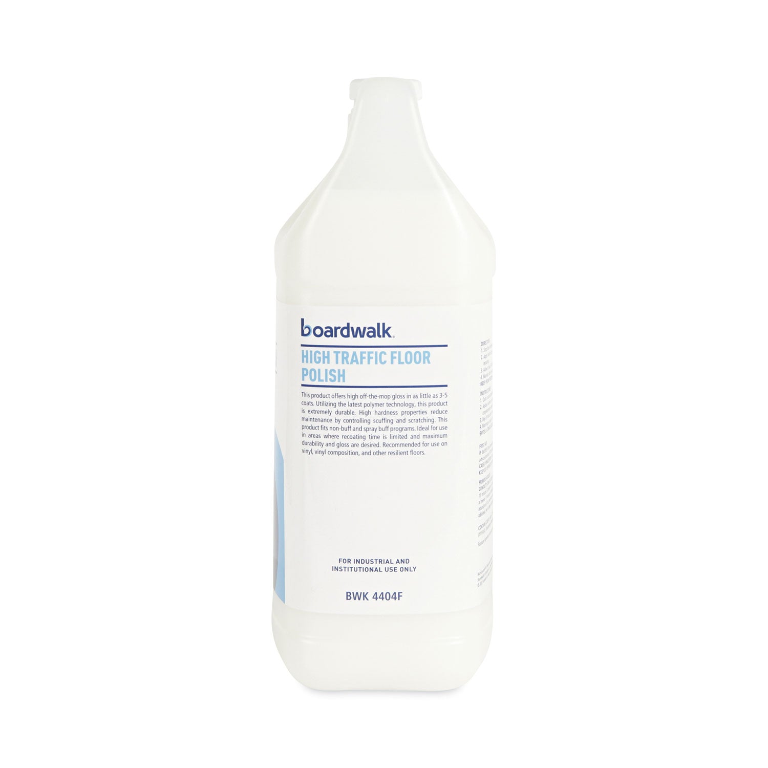 High Traffic Floor Polish, Apply 3 to 5 Coats per Application, Unscented, 1 gal Bottle