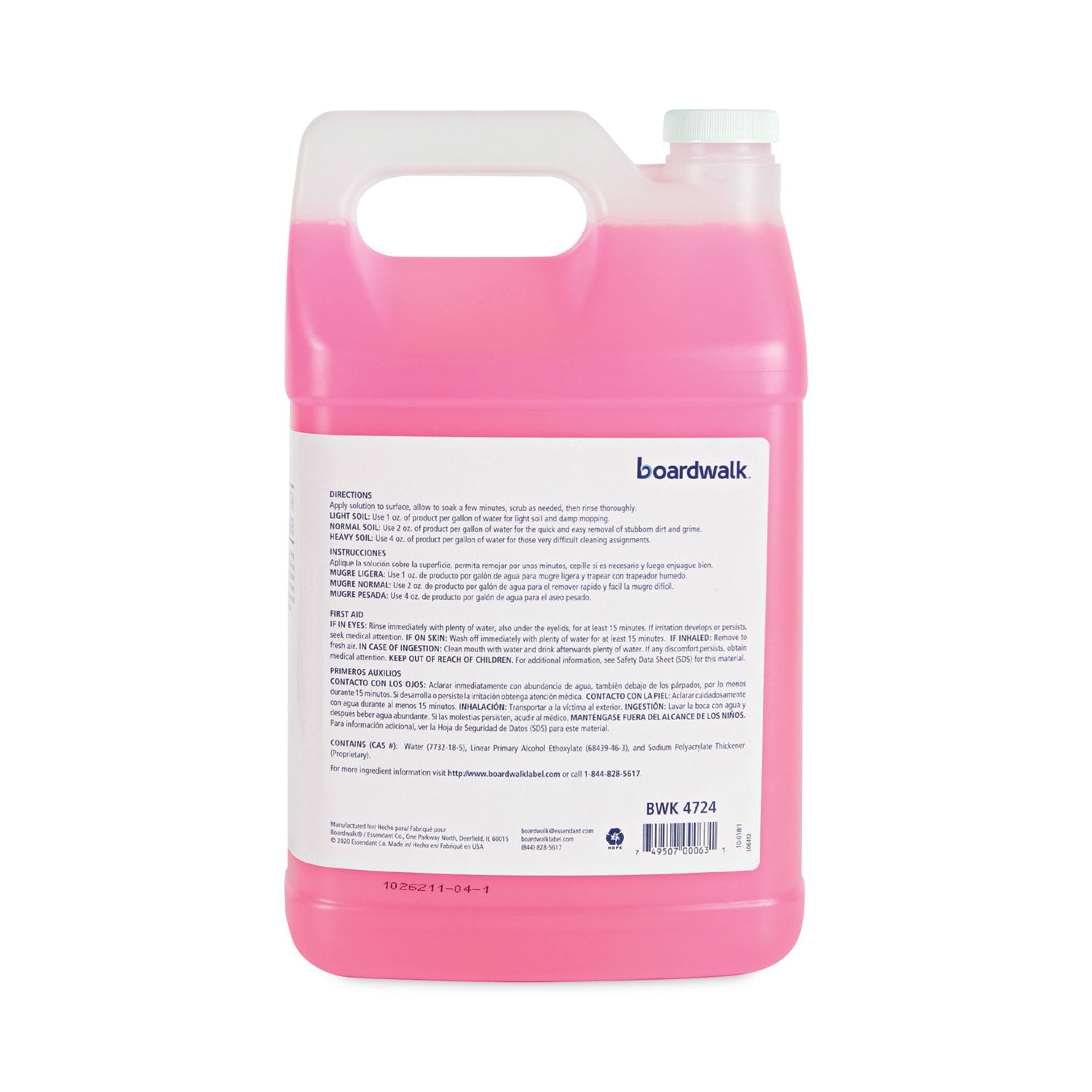 Industrial Strength All-Purpose Cleaner, Lemon Scent, 1 gal Bottle, 4/Carton