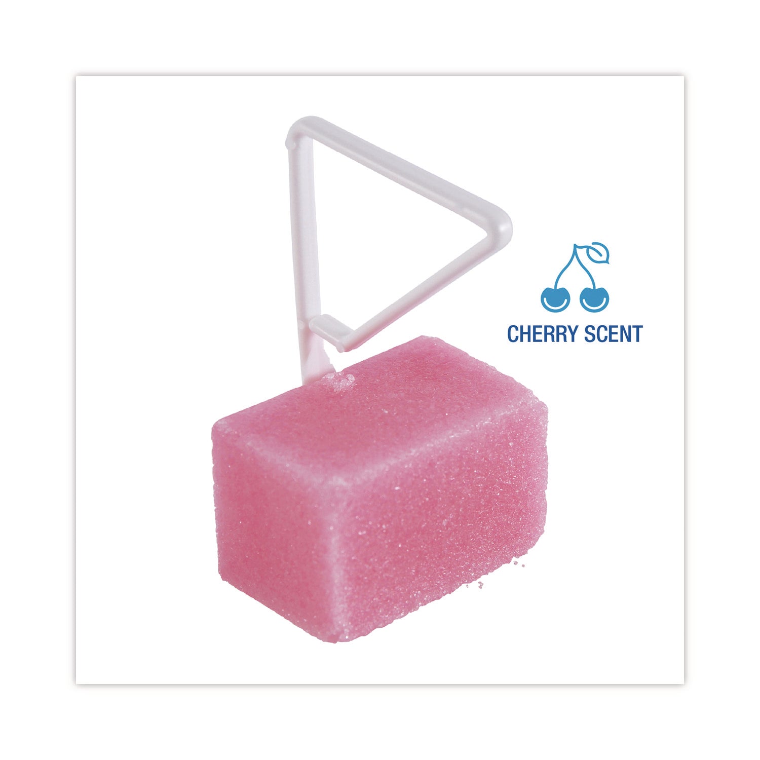 Para Toilet Bowl Deodorizer Block, Cherry Scent, 4 oz, Pink, 12/Box