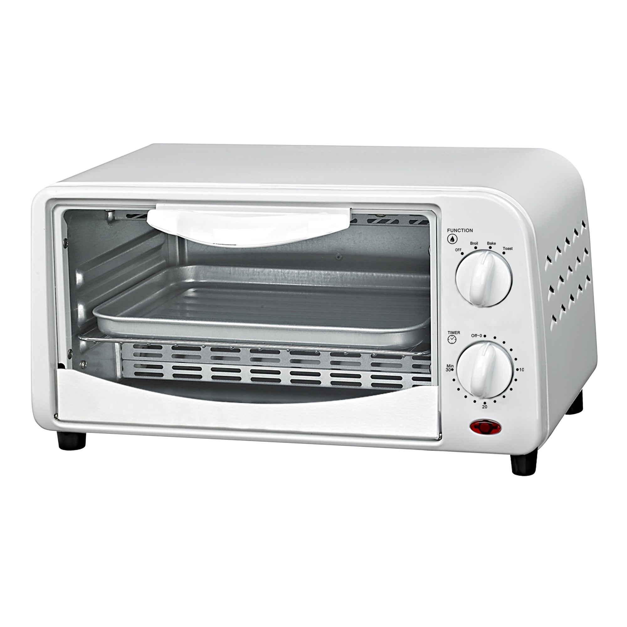 Courant 4-Slice Countertop Toaster Oven - White