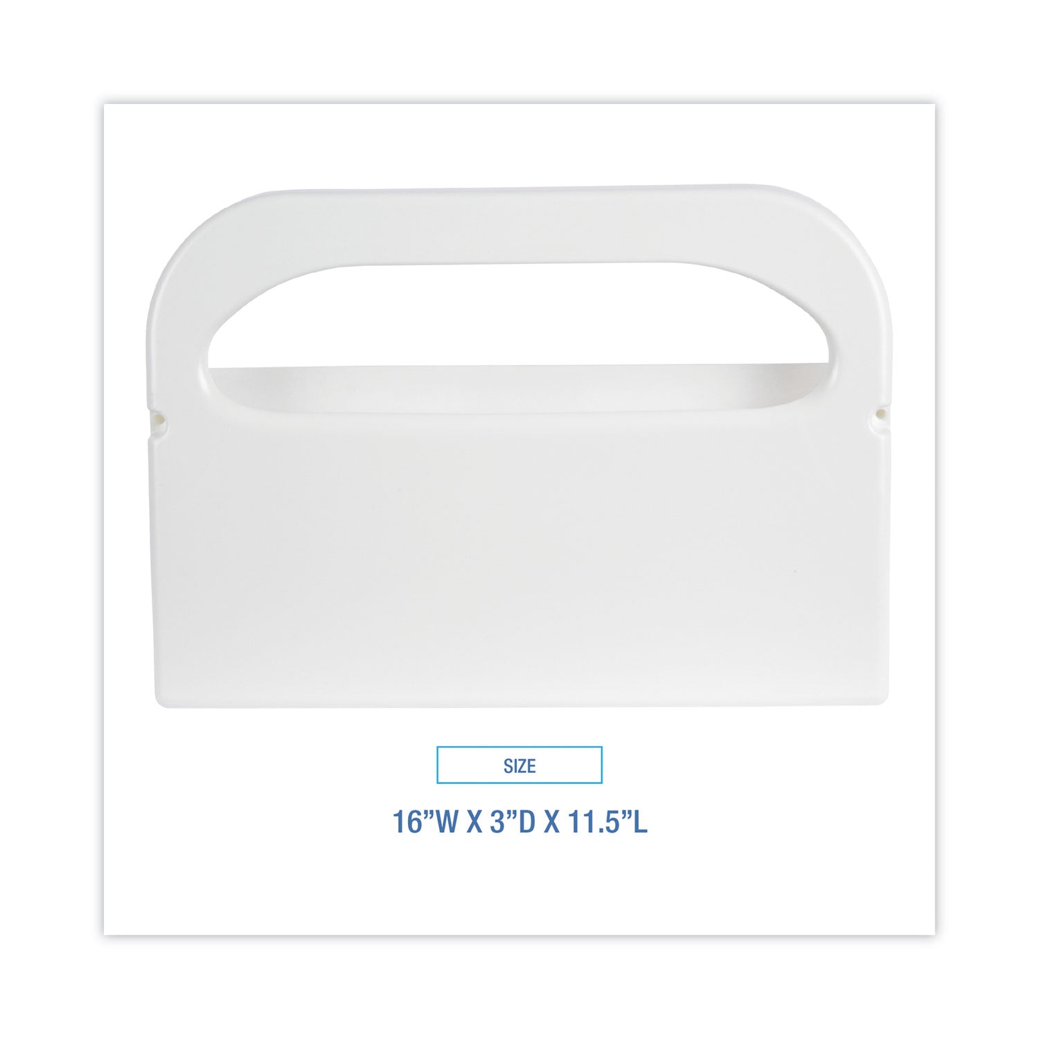 Toilet Seat Cover Dispenser, 16 X 3 X 11.5, White, 2/box