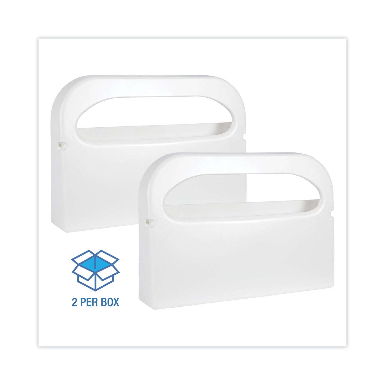 Toilet Seat Cover Dispenser, 16 X 3 X 11.5, White, 2/box