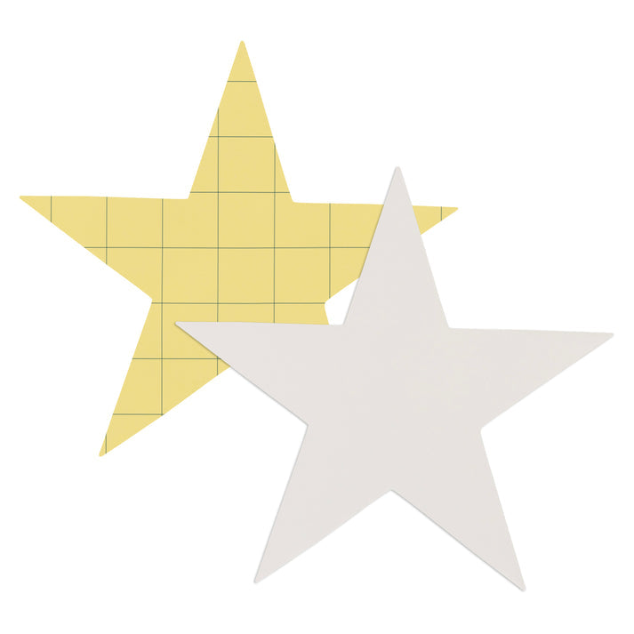 Collage Sticky Shapes - 24 ct., 6" Stars