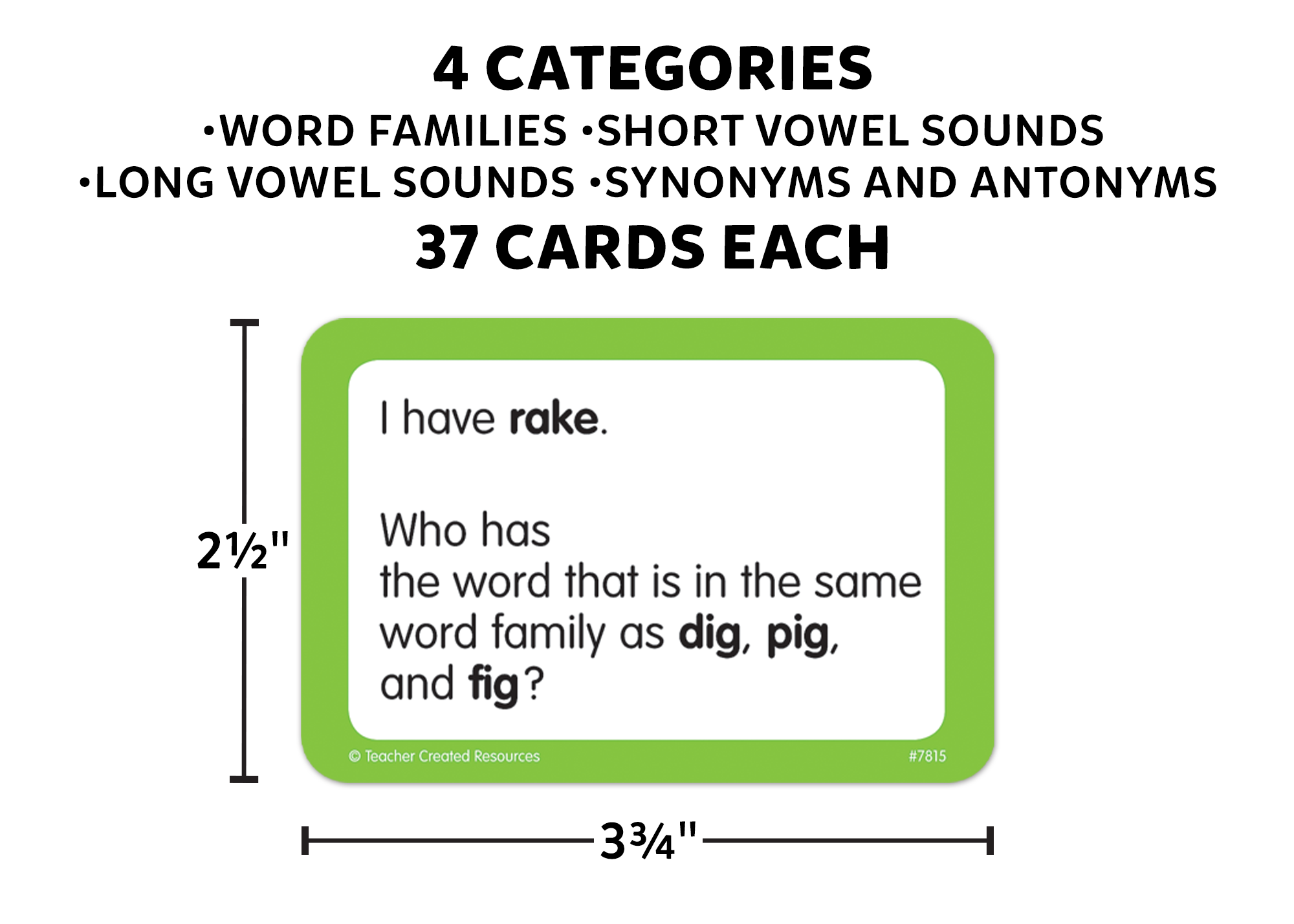 I Have... Who Has...? Language Arts Game (Gr. 1–2)