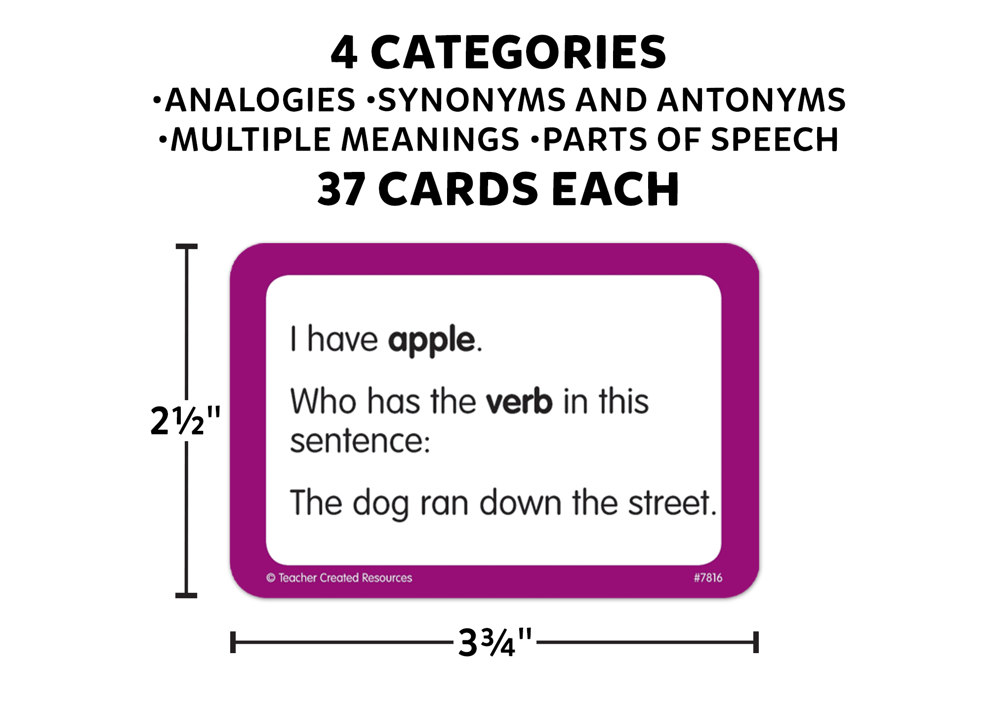 I Have... Who Has...? Language Arts Game (Gr. 3–4)