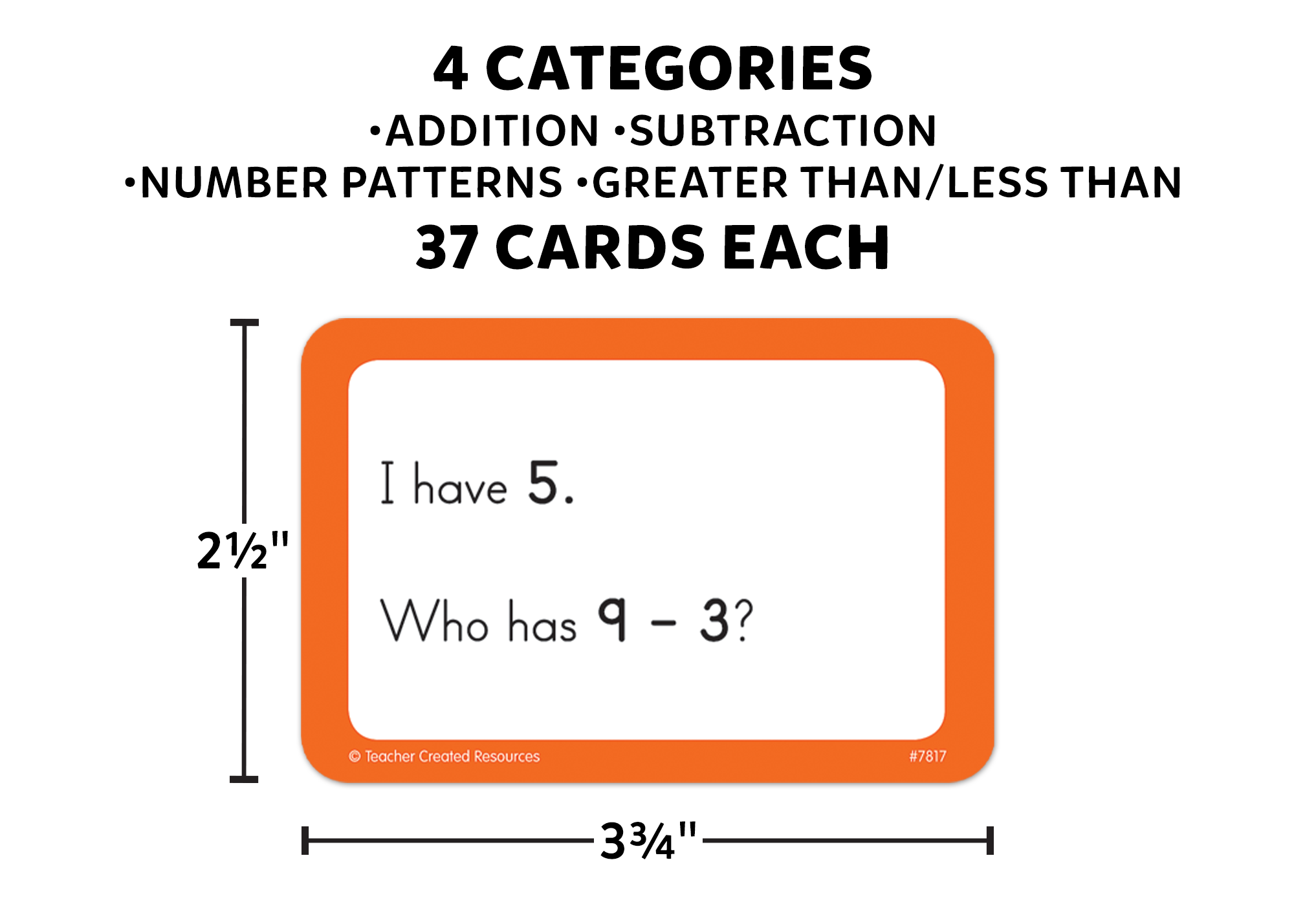 I Have... Who Has...? Math Game (Gr. 1–2)