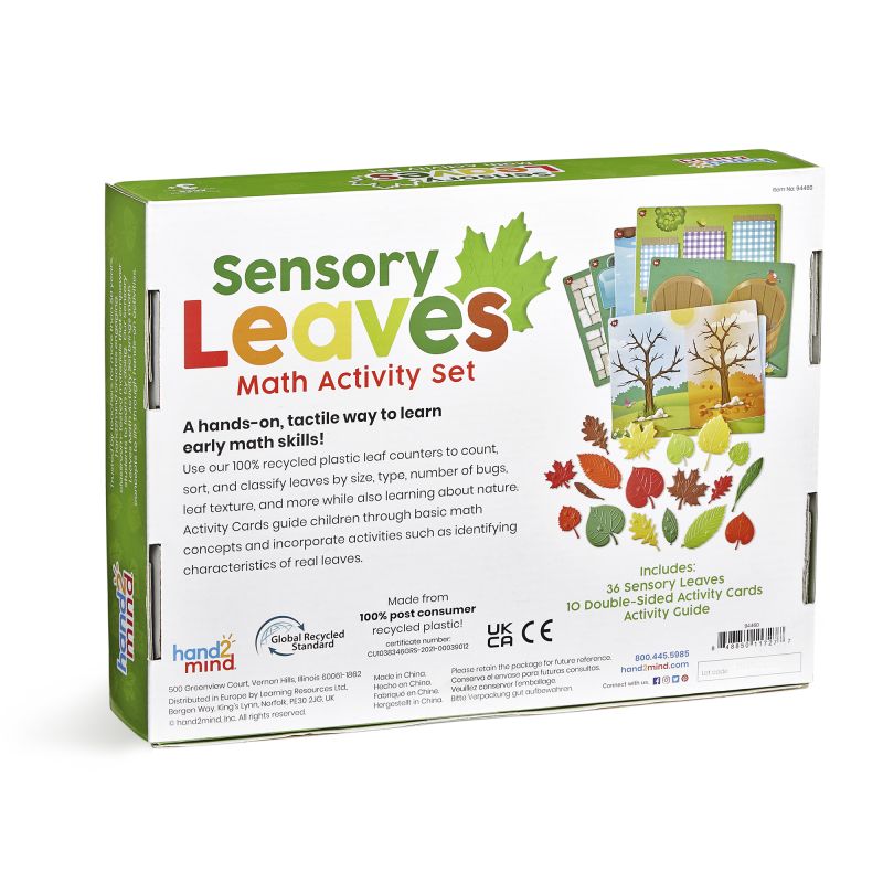 SENSORY LEAVES MATH ACTIVITY SET