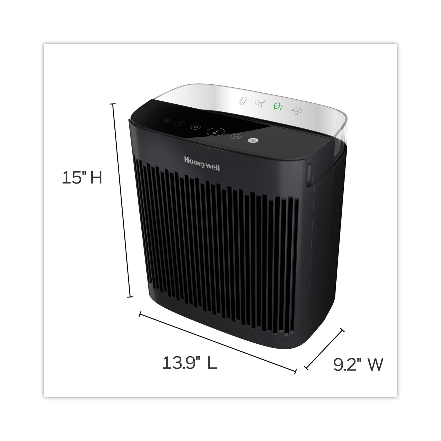 Honeywell InSight HEPA Air Purifier - True HEPA - 190 Sq. ft. - Black