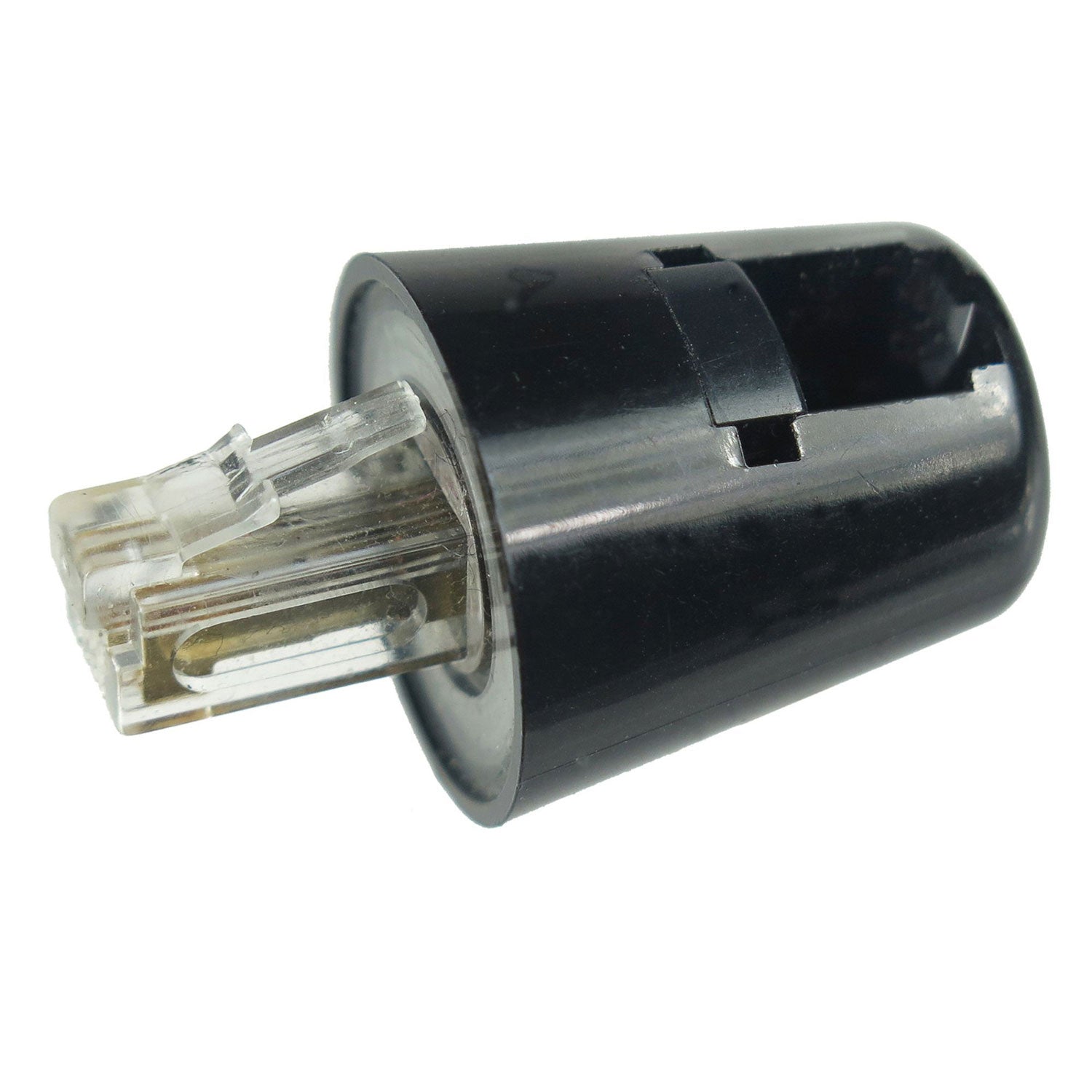 Softalk Telephone Cord Twisstop Untangler - 1 x RJ-11 Phone Male - 1 x RJ-11 Phone Female - Black - 1 Each