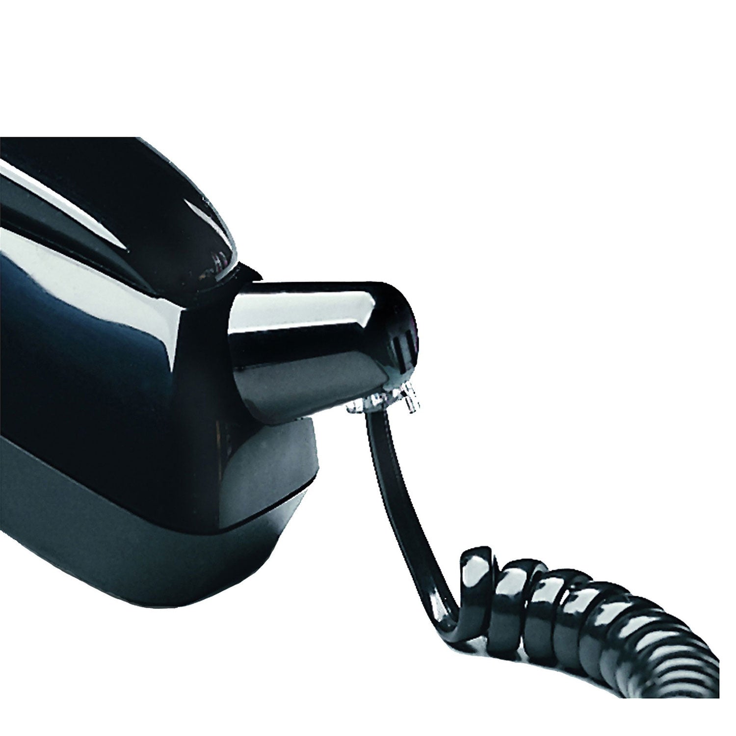 Softalk Telephone Cord Twisstop Untangler - 1 x RJ-11 Phone Male - 1 x RJ-11 Phone Female - Black - 1 Each