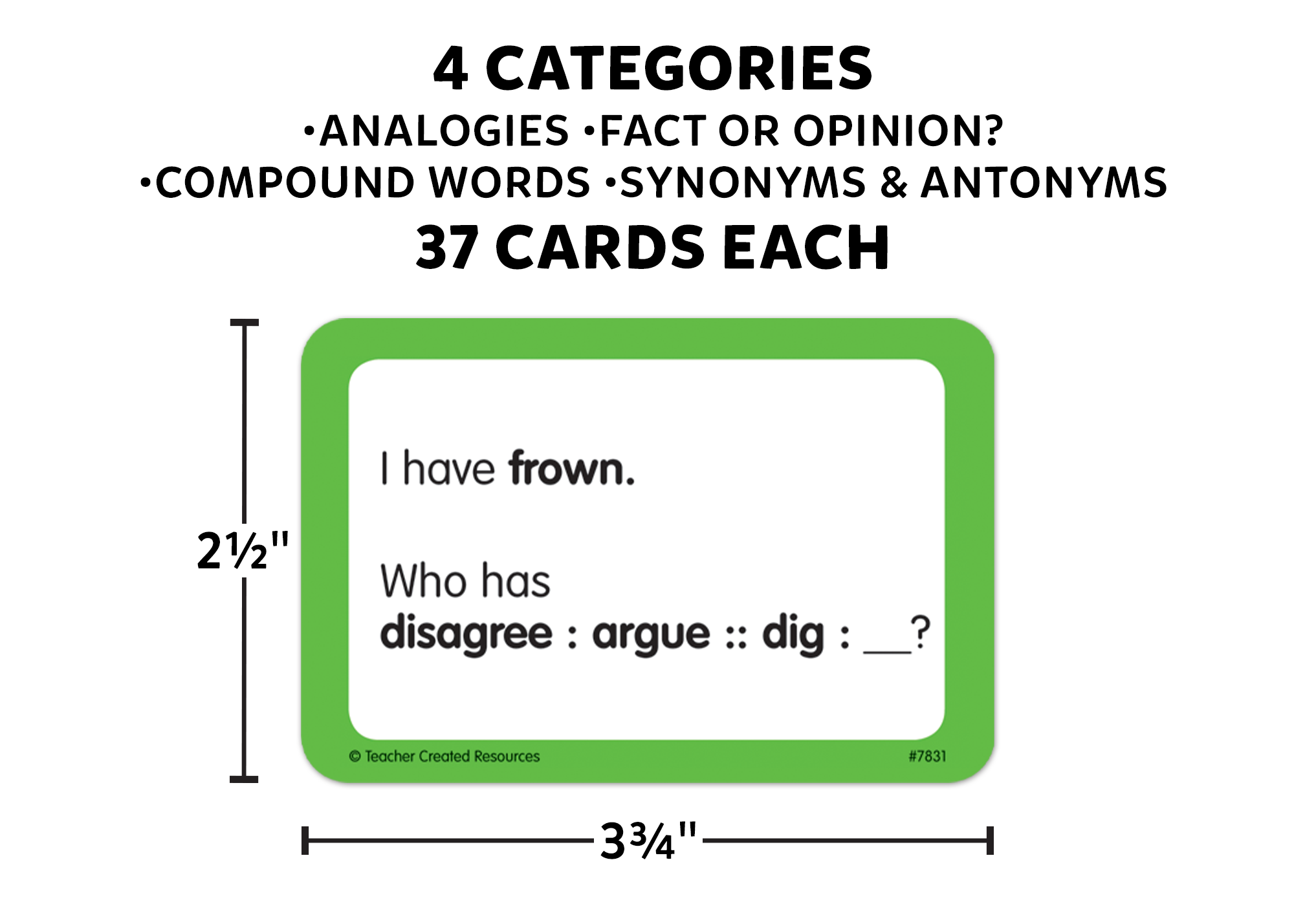 I Have... Who Has...? Language Arts Game (Gr. 4–5)
