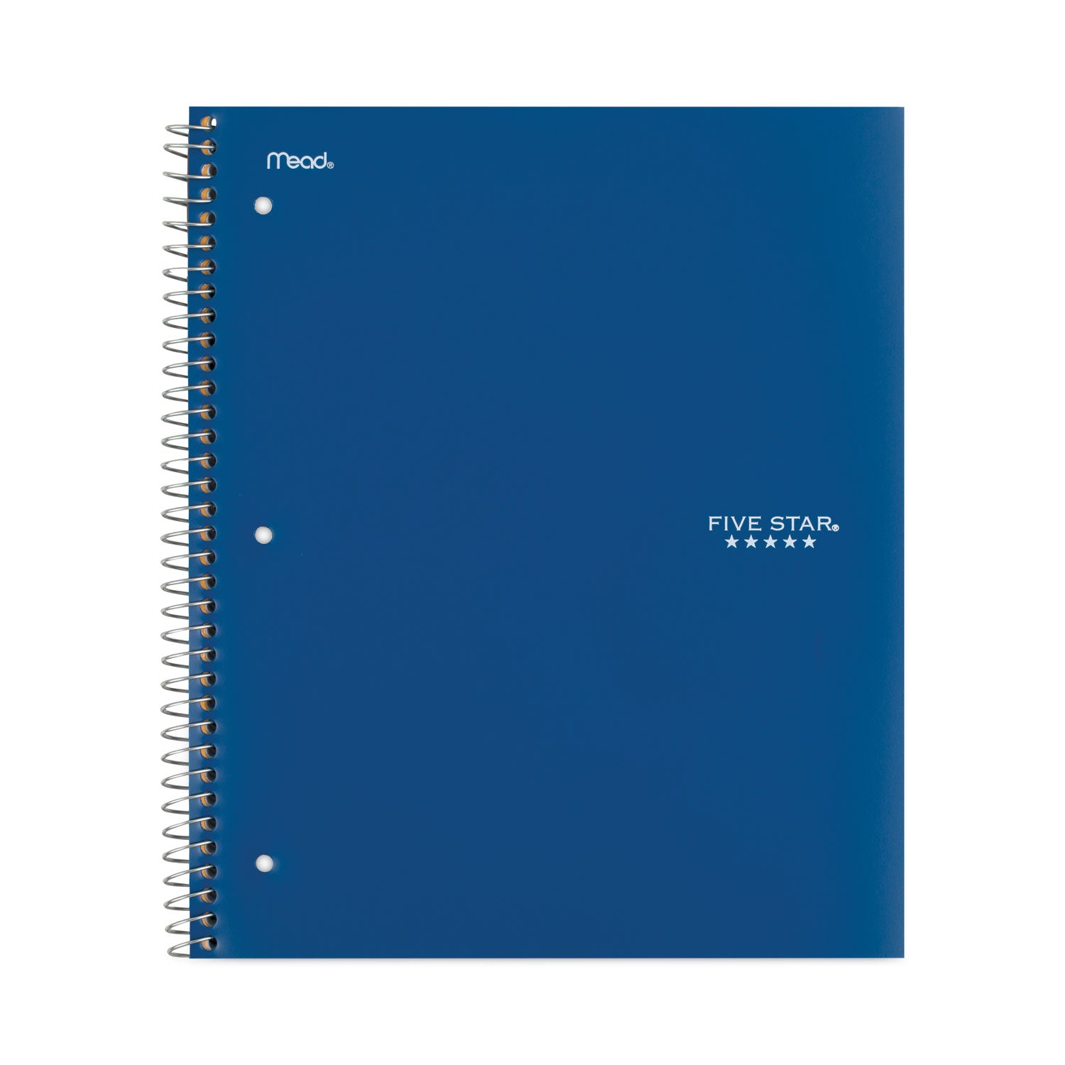 200 Sheets - Wire Bound - 11" x 8 1/2" Sheet Size - White Paper - Assorted Cover - Pocket, Stiff-back, Perforated, Pocket Divider, Heavyweight, Subject, Spiral Lock - 1 Each