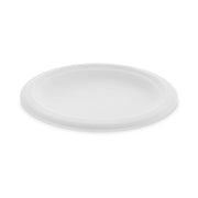 EarthChoice Compostable Fiber-Blend Bagasse Dinnerware, Plate, Sugarcane, 6" dia, Natural, 1,000/Carton