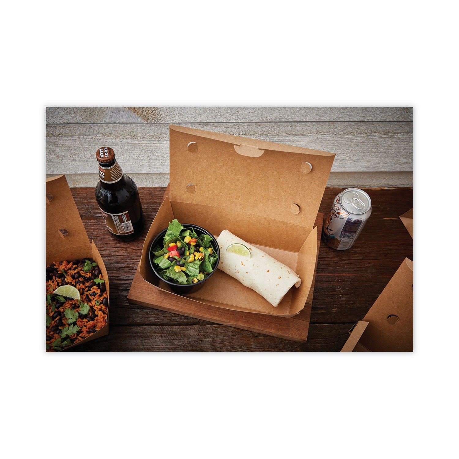 EarthChoice OneBox Paper Box, 55 oz, 9 x 4.85 x 2, Brown, 100/Carton