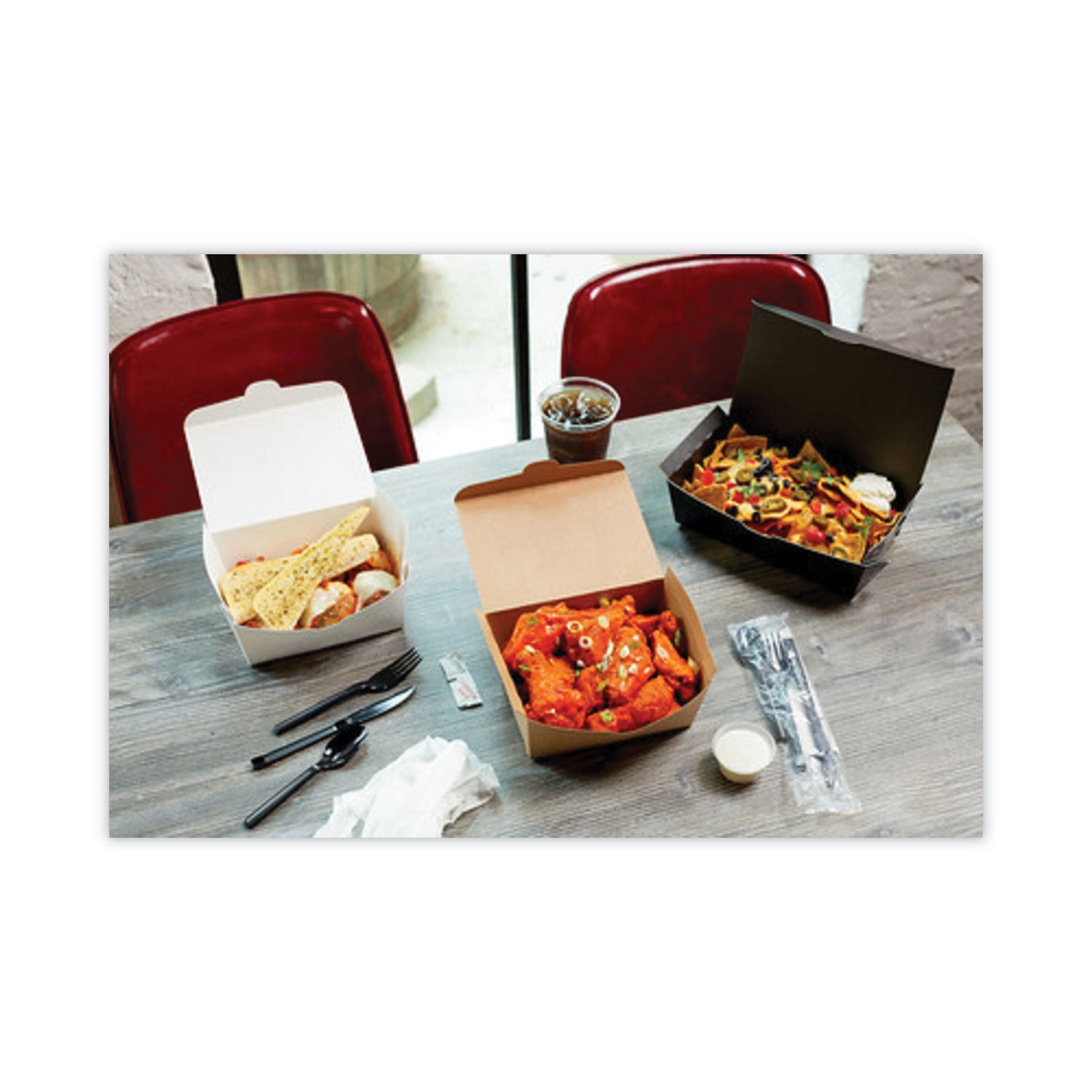 EarthChoice OneBox Paper Box, 66 oz, 6.5 x 4.5 x 3.25, Brown, 160/Carton