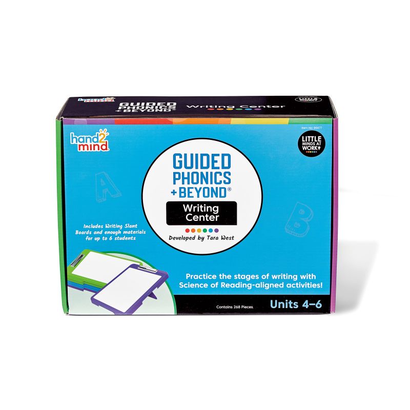 Guided Phonics + Beyond®, Writing Center, Units 4-6