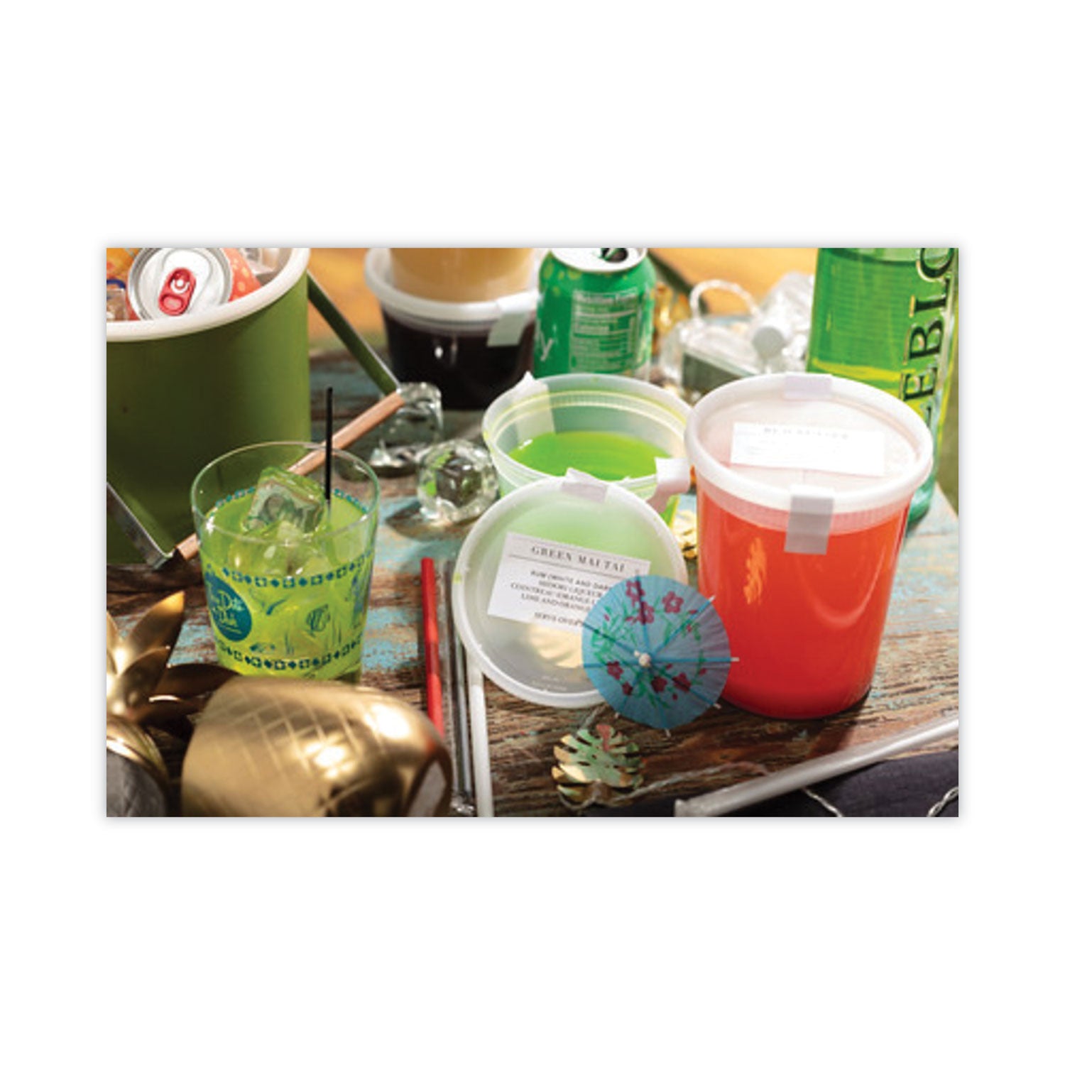 Newspring DELItainer Microwavable Container, 32 oz, 4.55" Diameter x 5.55" h, Clear, Plastic, 240/Carton