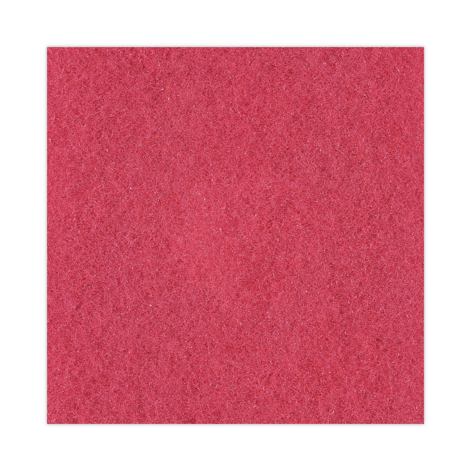 Buffing Floor Pads, 21" Diameter, Red, 5/carton