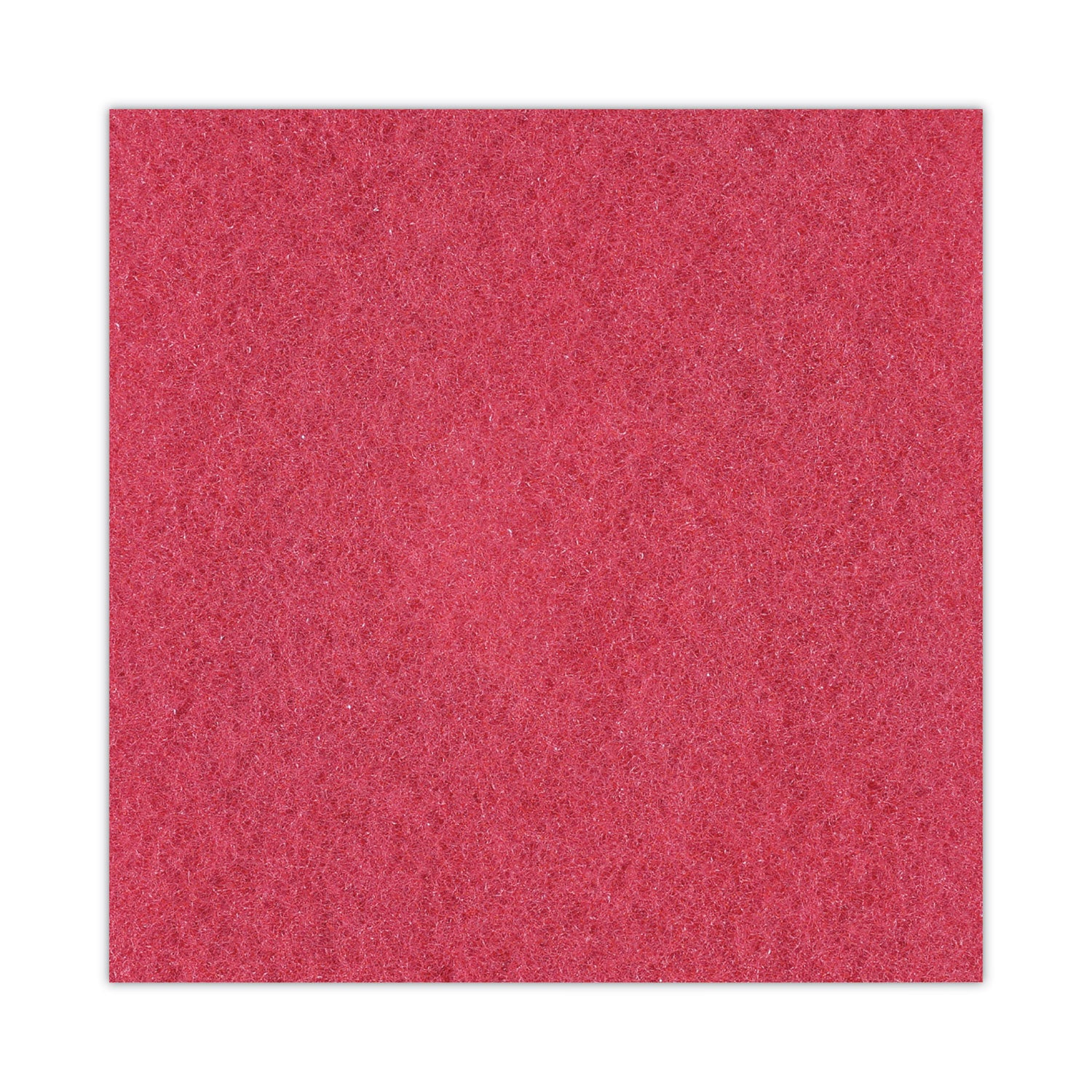 Buffing Floor Pads, 20" Diameter, Red, 5/carton