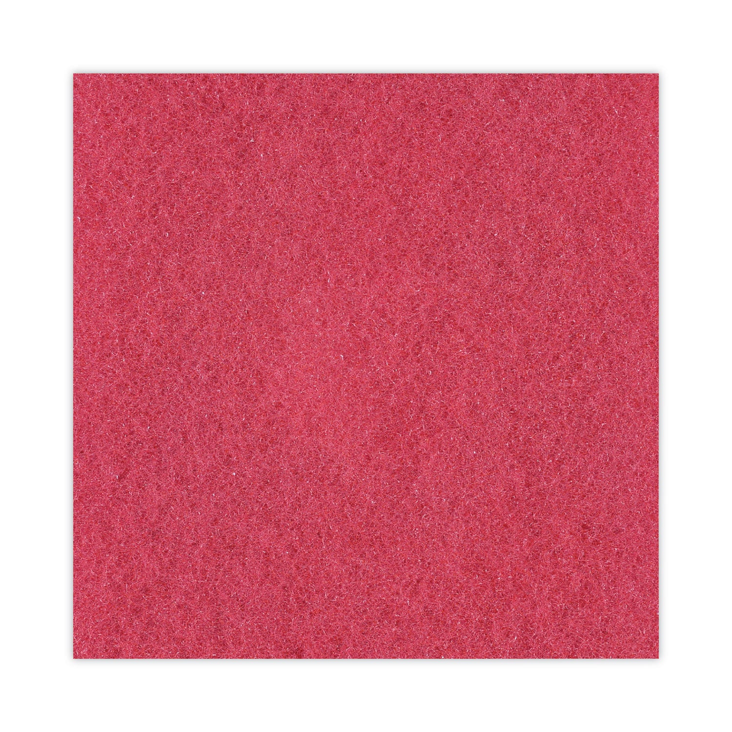 Buffing Floor Pads, 19" Diameter, Red, 5/carton