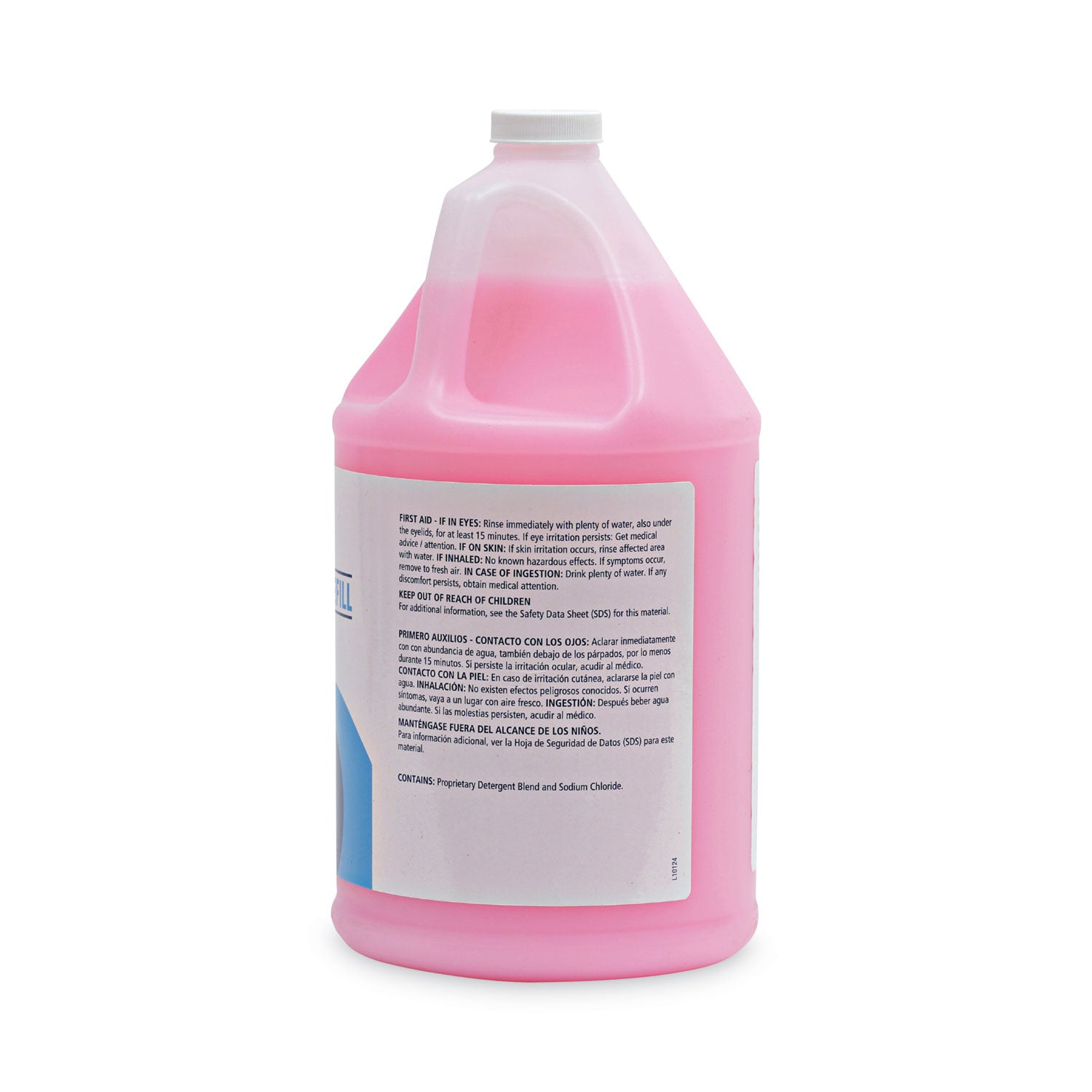 Mild Cleansing Pink Lotion Hand Soap Refill, Cherry Scent, 1 gal Bottle, 4/Carton