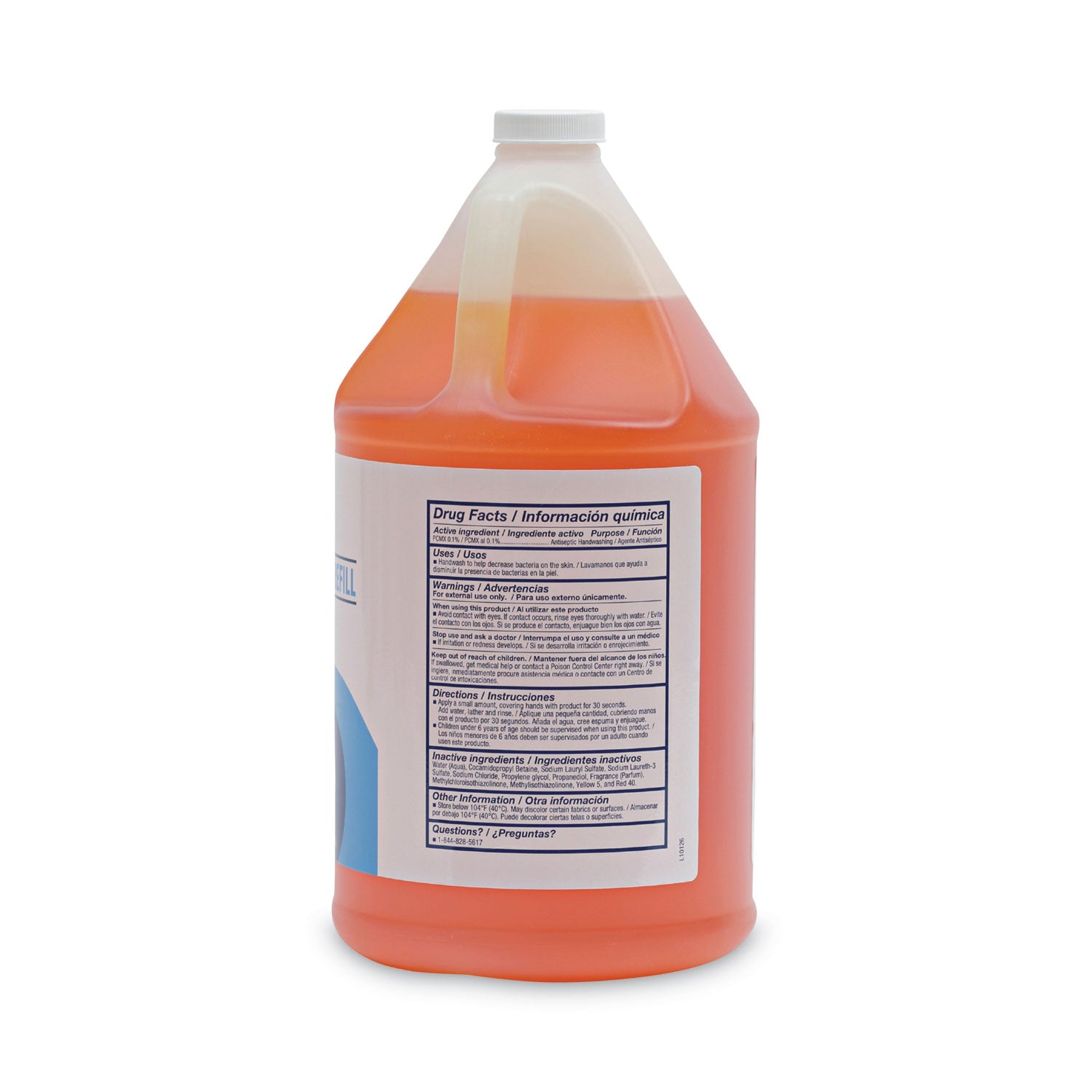 Antibacterial Liquid Soap Refill, Clean Scent, 1 gal Bottle, 4/Carton