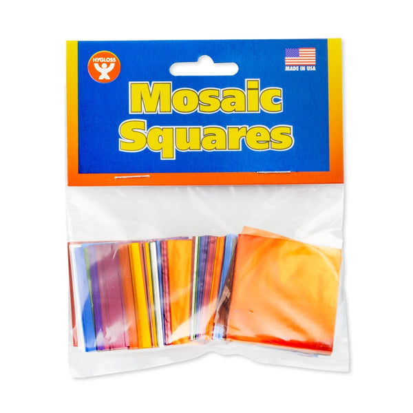Mosaic 1.5" Squares Cello - 576, 8 Assorted Colors