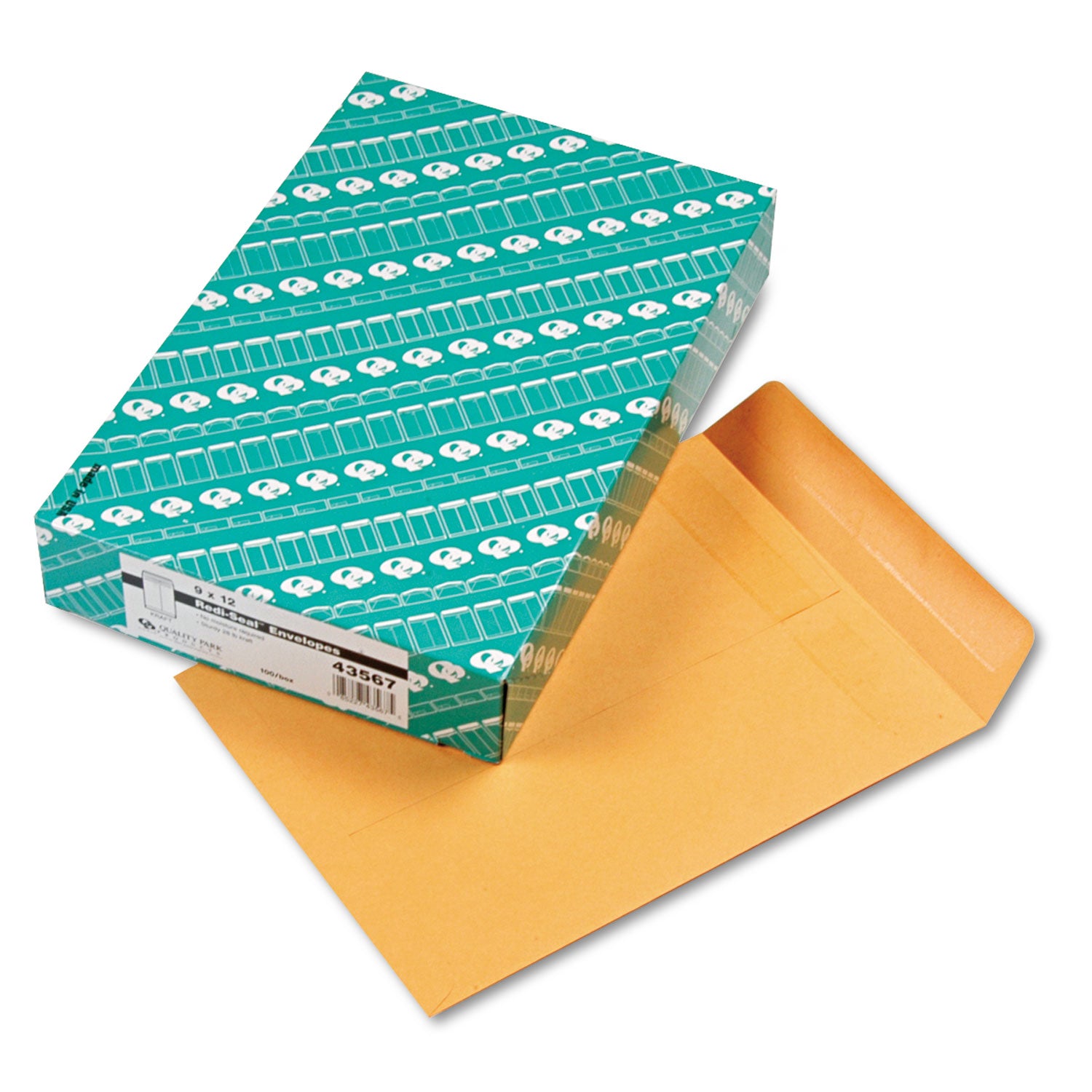 Catalog - #10 1/2 - 9" Width x 12" Length - 28 lb - Self-sealing - Kraft - Kraft - 100 / Box