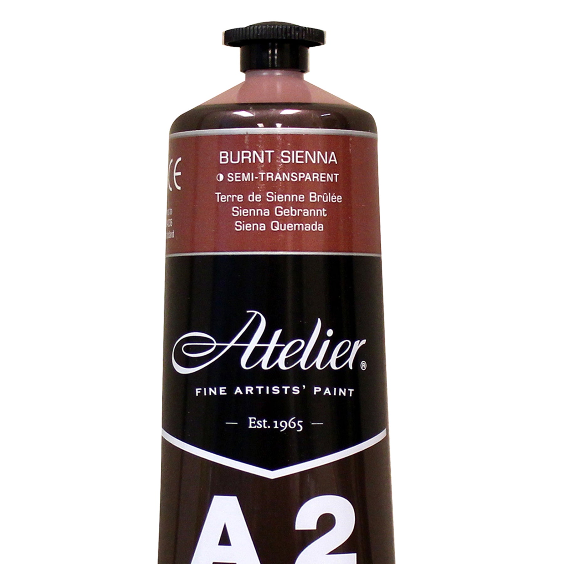 A2 Heavy Body Lightfast Artist Acrylic, 4 oz., Burnt Sienna