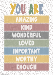 You Are Enough Positive Poster