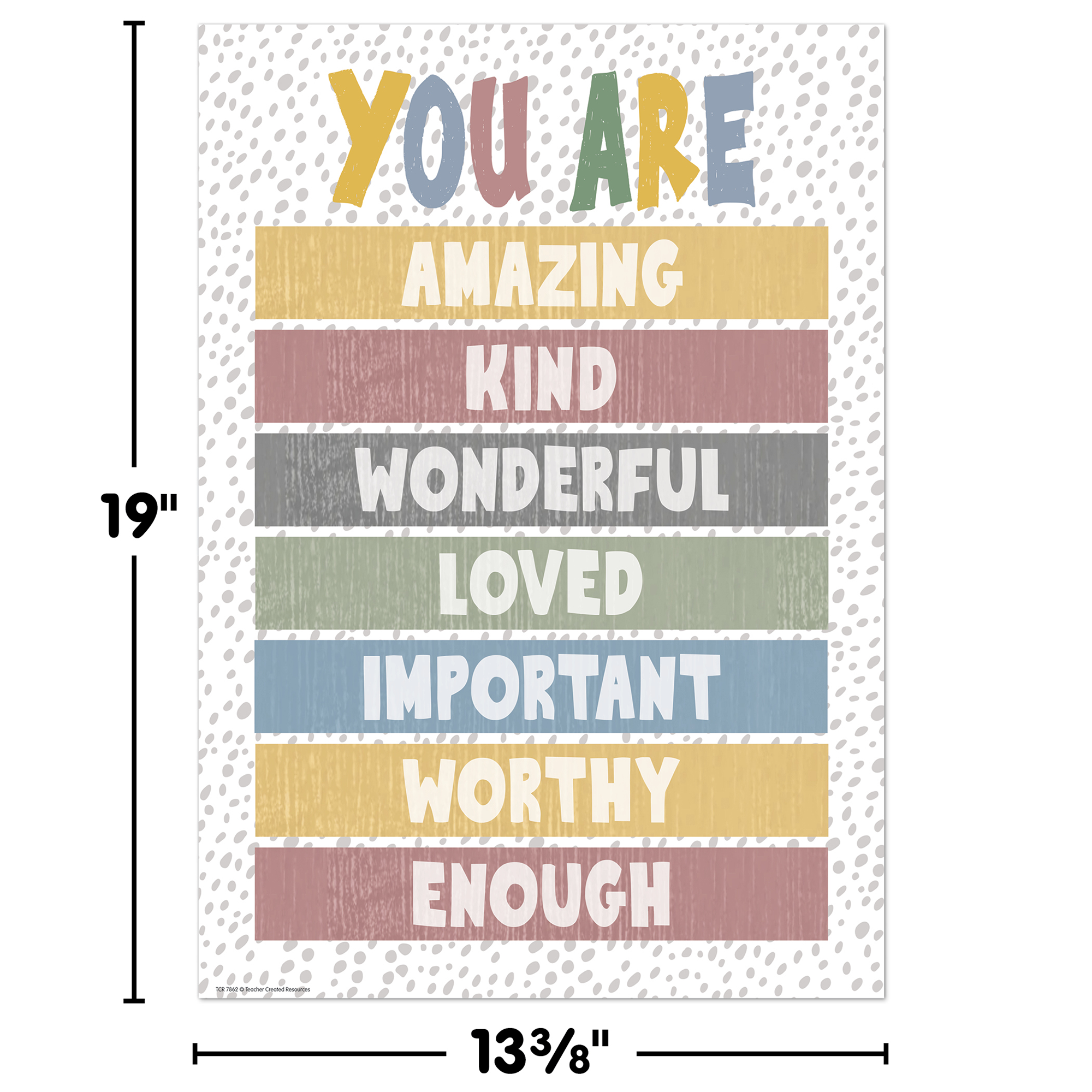 You Are Enough Positive Poster