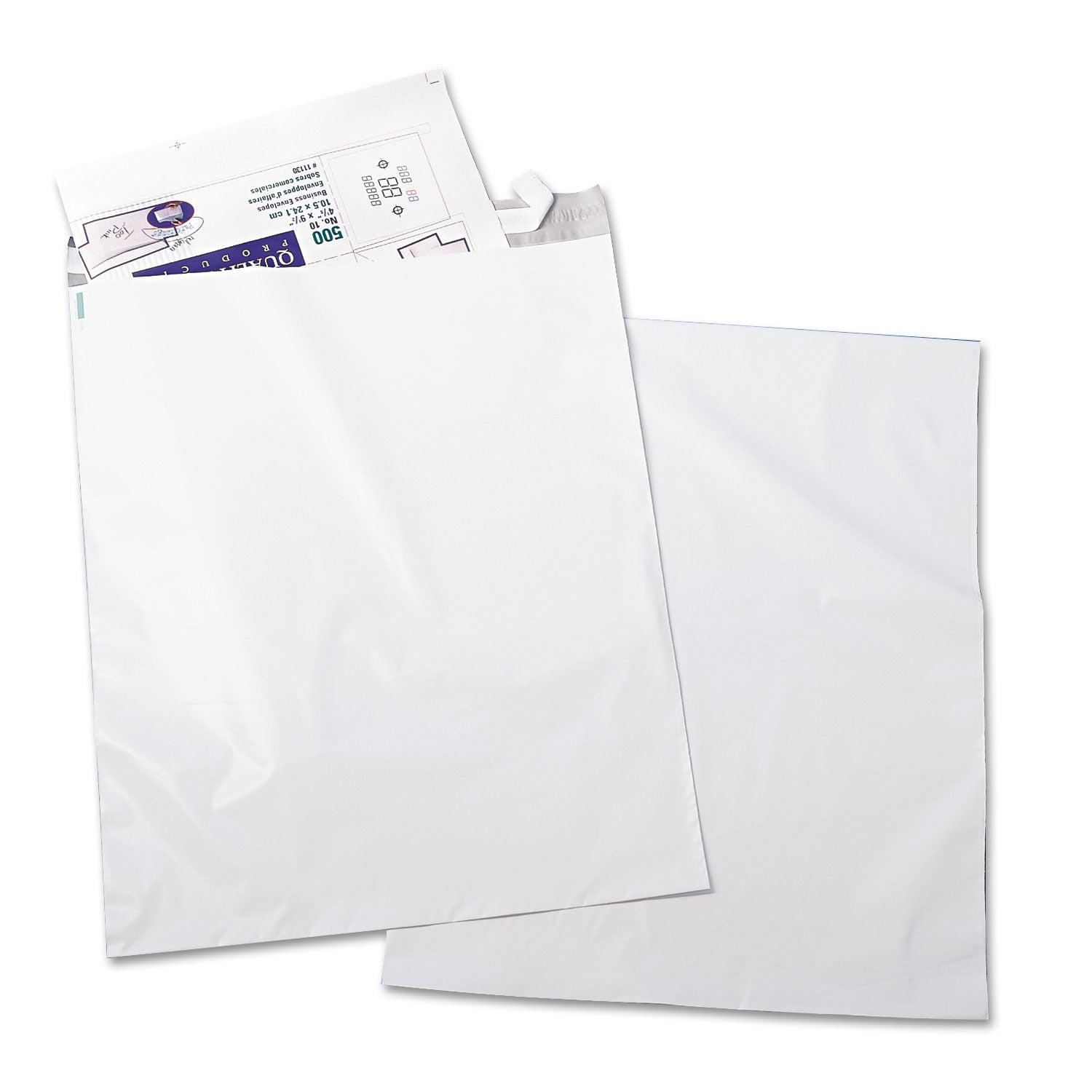 Quality Park White Poly Mailing Envelopes - Catalog - 14" Width x 19" Length - Self-sealing - White - Polyethylene - 100 / Pack