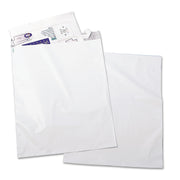 Quality Park White Poly Mailing Envelopes - Catalog - 14" Width x 19" Length - Self-sealing - White - Polyethylene - 100 / Pack