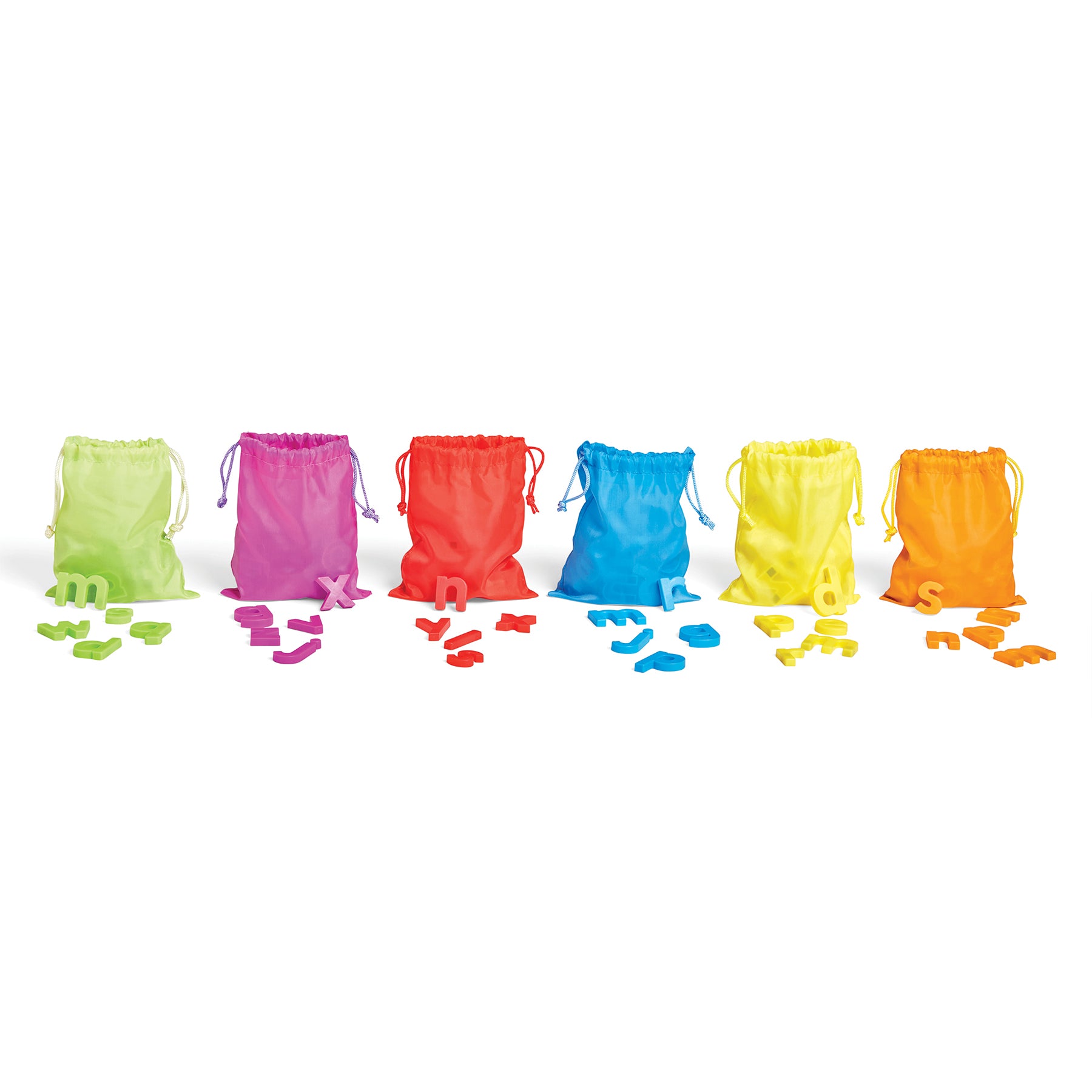 Rainbow Lowercase Magnetic Letters, 6 Sets of 42 Letters
