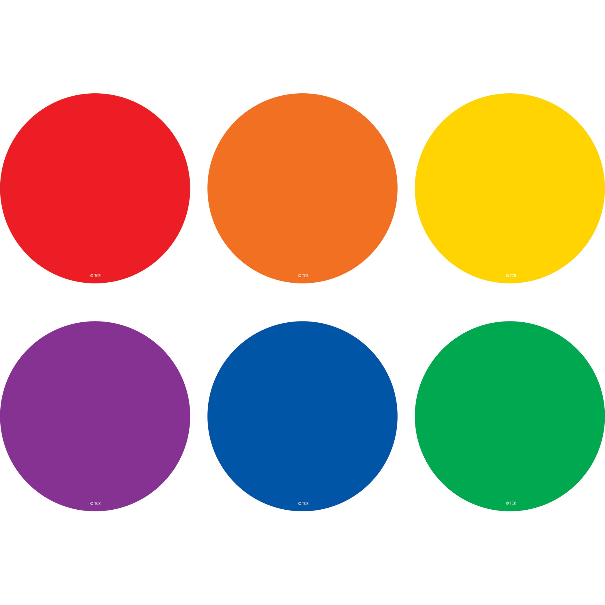 Spot On® Carpet Markers Colorful Circles - 4"