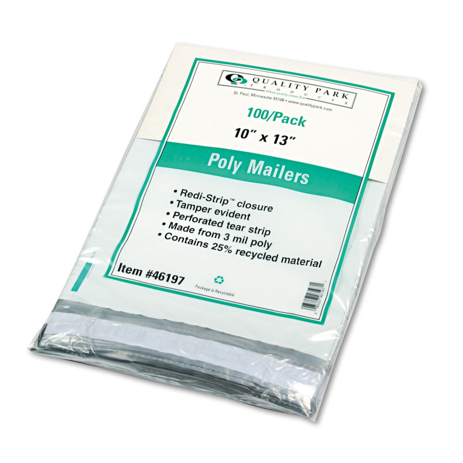 Catalog - #13 - 10" Width x 13" Length - Self-sealing - White - Polyethylene - 100 / Pack