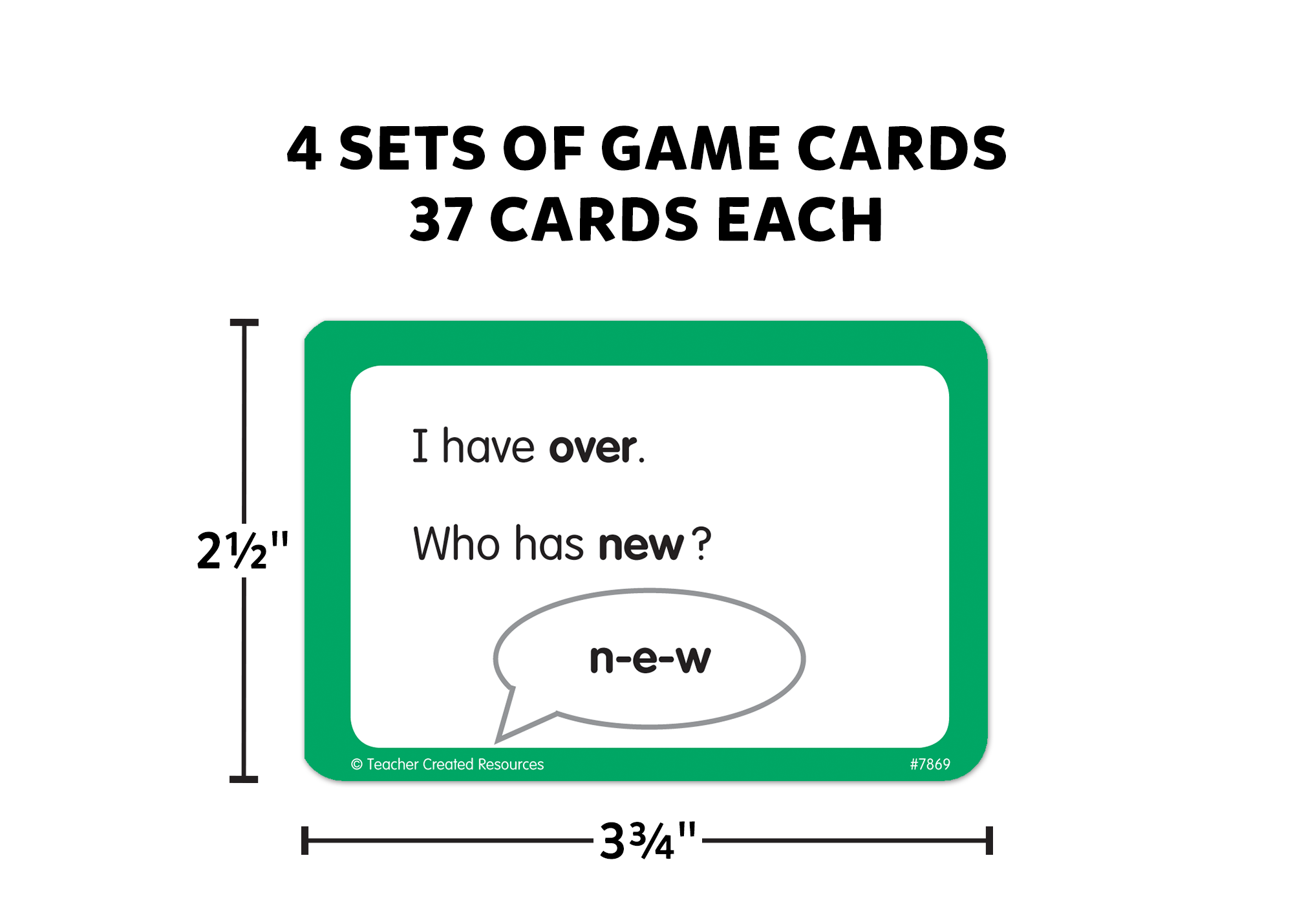 I Have... Who Has...? Sight Words Game (Gr. 1)