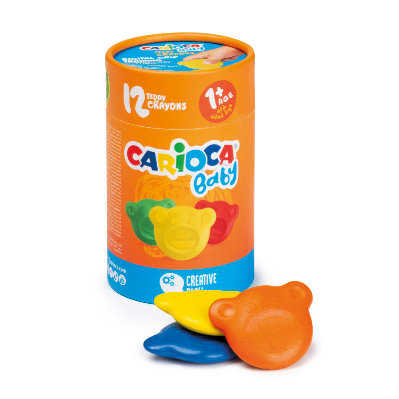 BABY Teddy Crayons - 12 Pieces