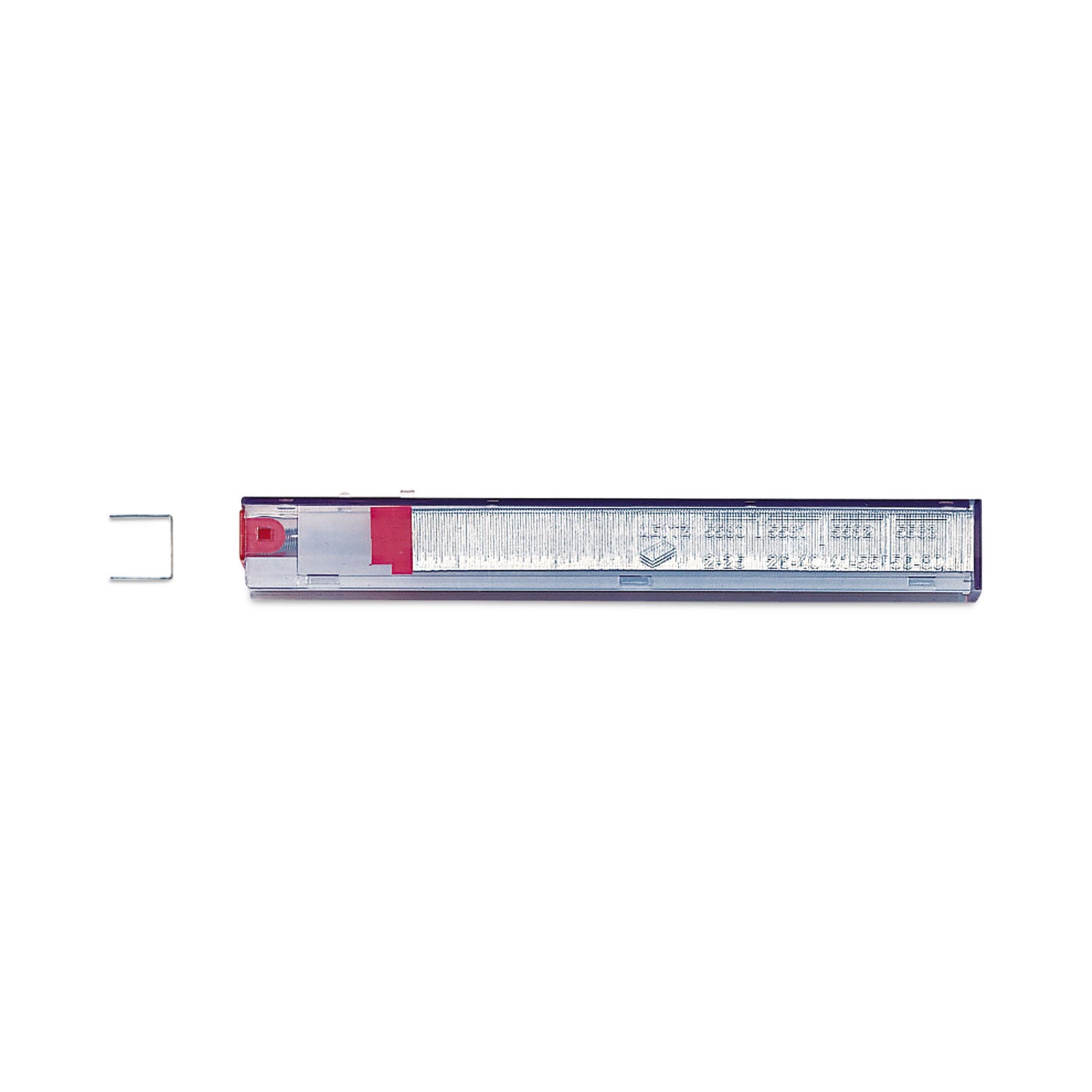 Heavy Duty - 29/64" Leg - Holds 80 Sheet(s) - Red - 1050 / Box