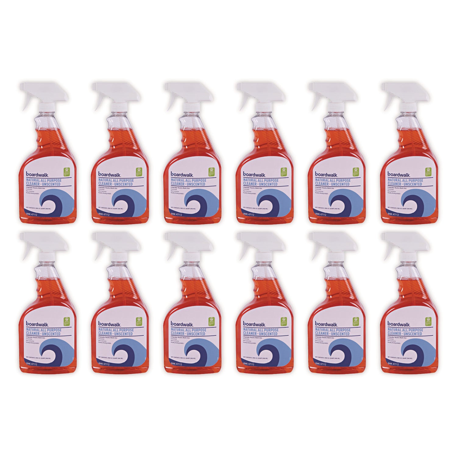 Natural All Purpose Cleaner, Unscented, 32 Oz Spray Bottle, 12/carton