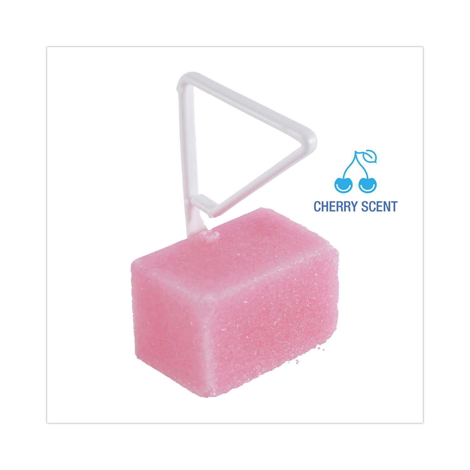 Para Toilet Bowl Deodorizer Block, Cherry Scent, 4 oz, Pink, 144/Carton
