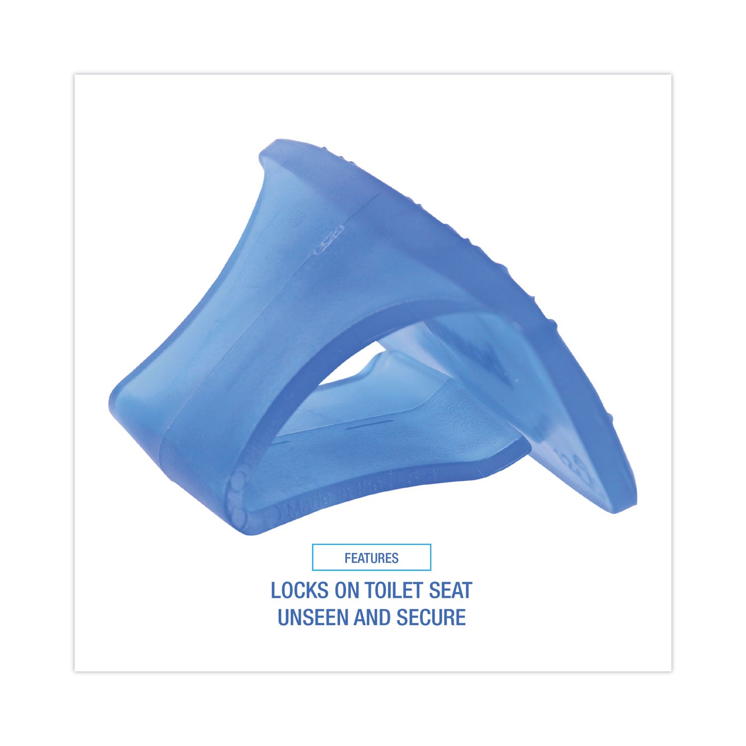 Toilet Bowl Clip, Cotton Blossom Scent, Blue, 12/Box, 6 Boxes/Carton