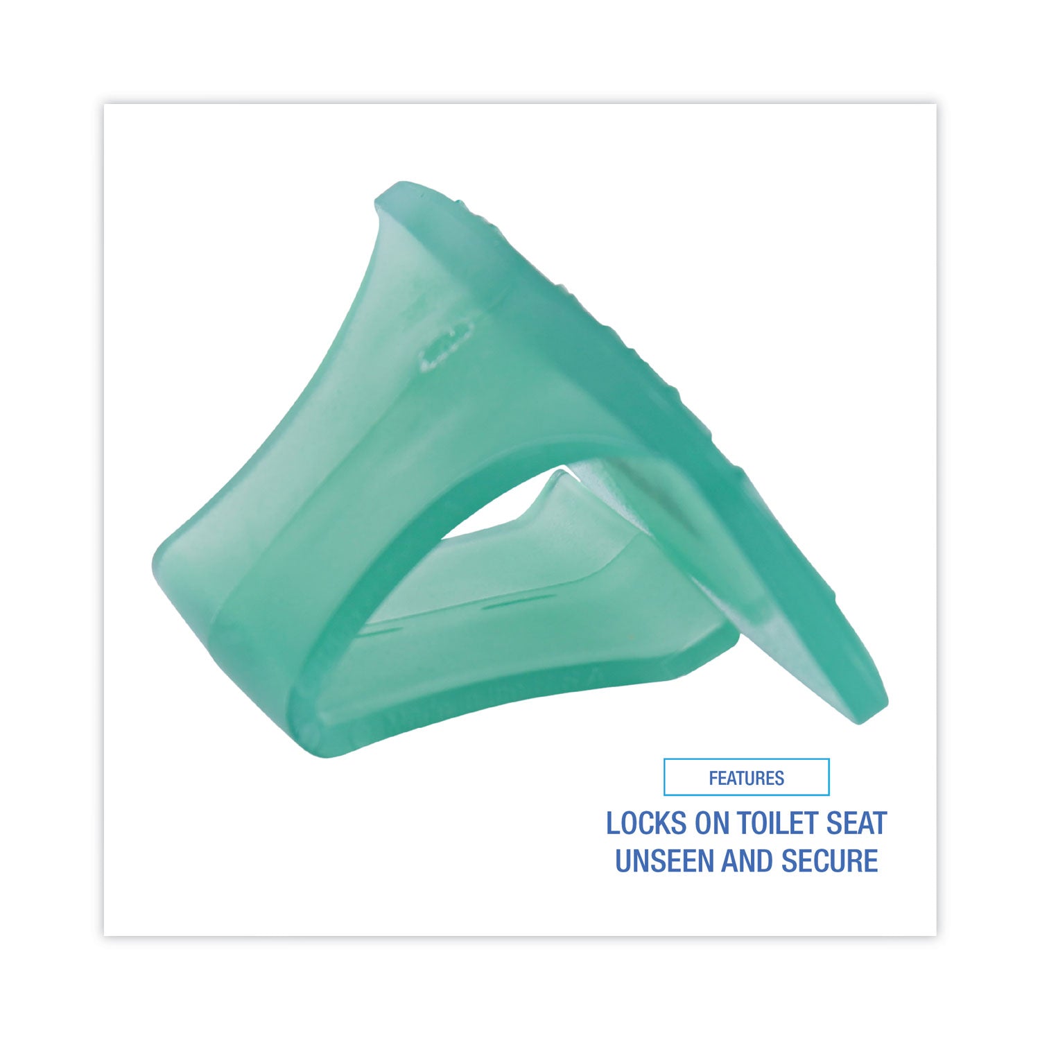 Toilet Bowl Clip, Cucumber Melon Scent, Green, 12/Box