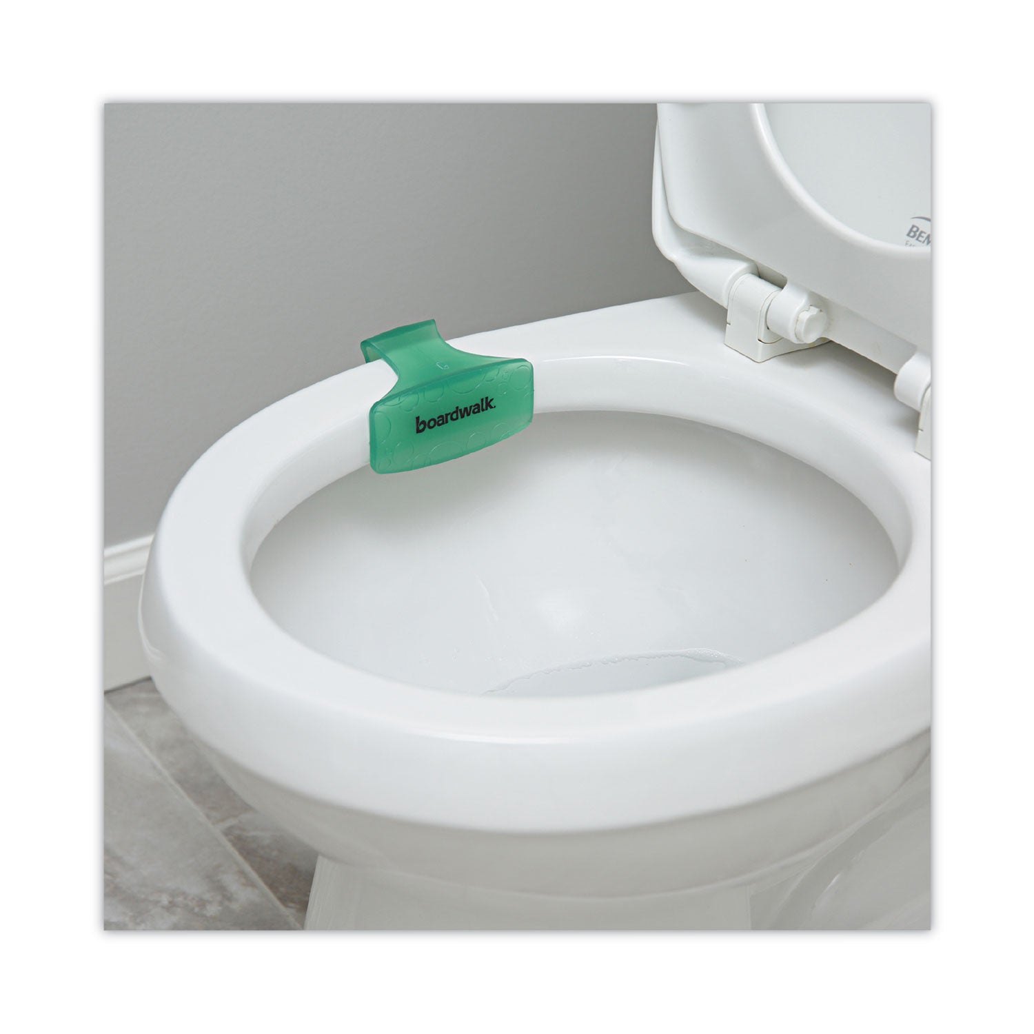 Toilet Bowl Clip, Cucumber Melon Scent, Green, 12/Box
