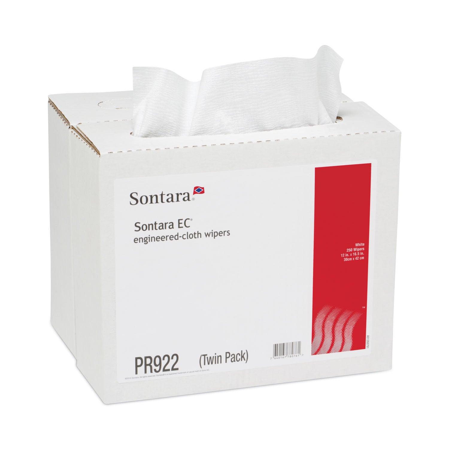 Sontara EC Wipers, 16.5 x 12, White, Interfold Twin Dispenser, 250/Carton
