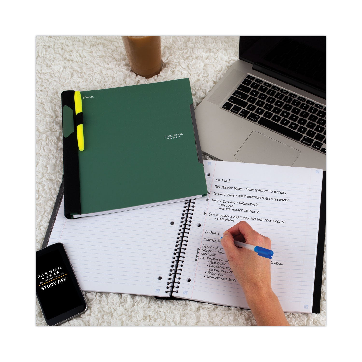Advance Wirebound Notebook, 1-Subject, Medium/College Rule, Randomly Assorted Cover Color, (100) 11 x 8.5 Sheets