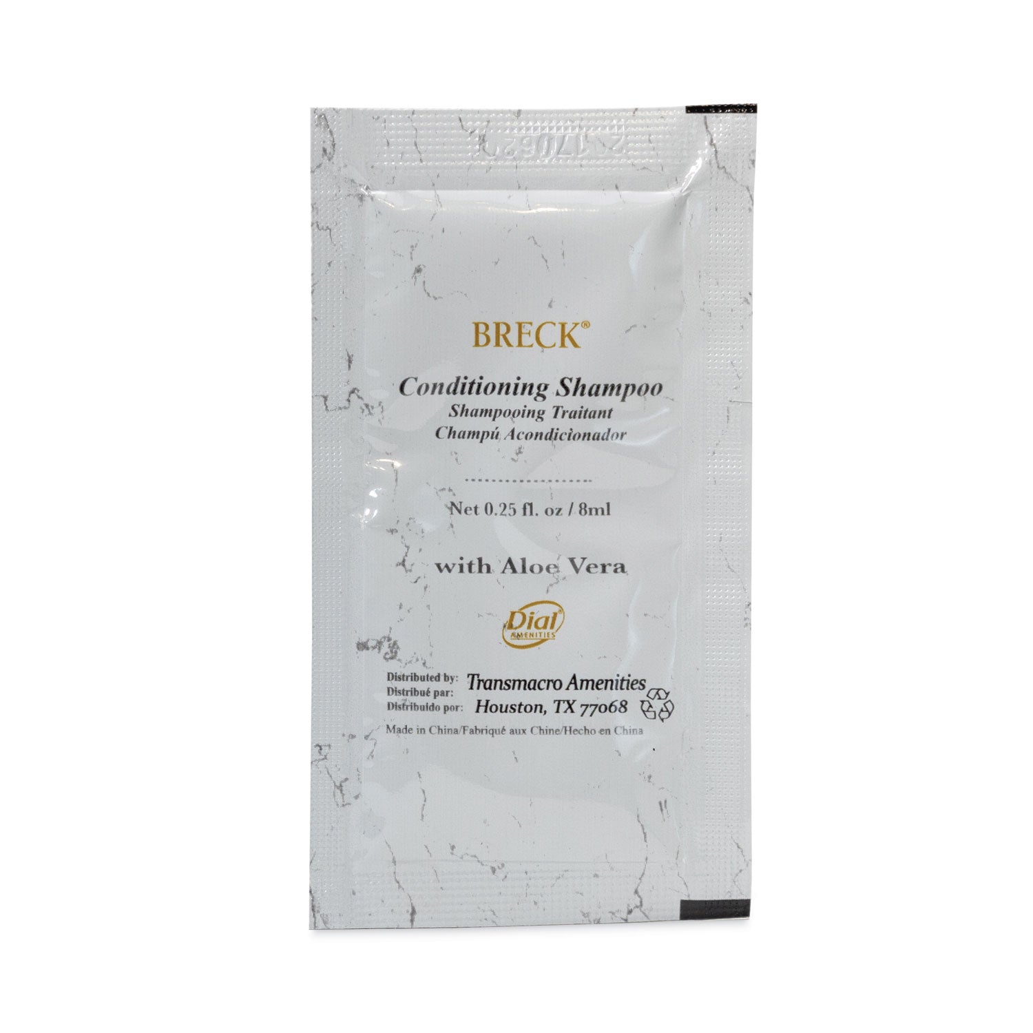 Shampoo/Conditioner, Clean Scent, 0.25 oz, 500/Carton