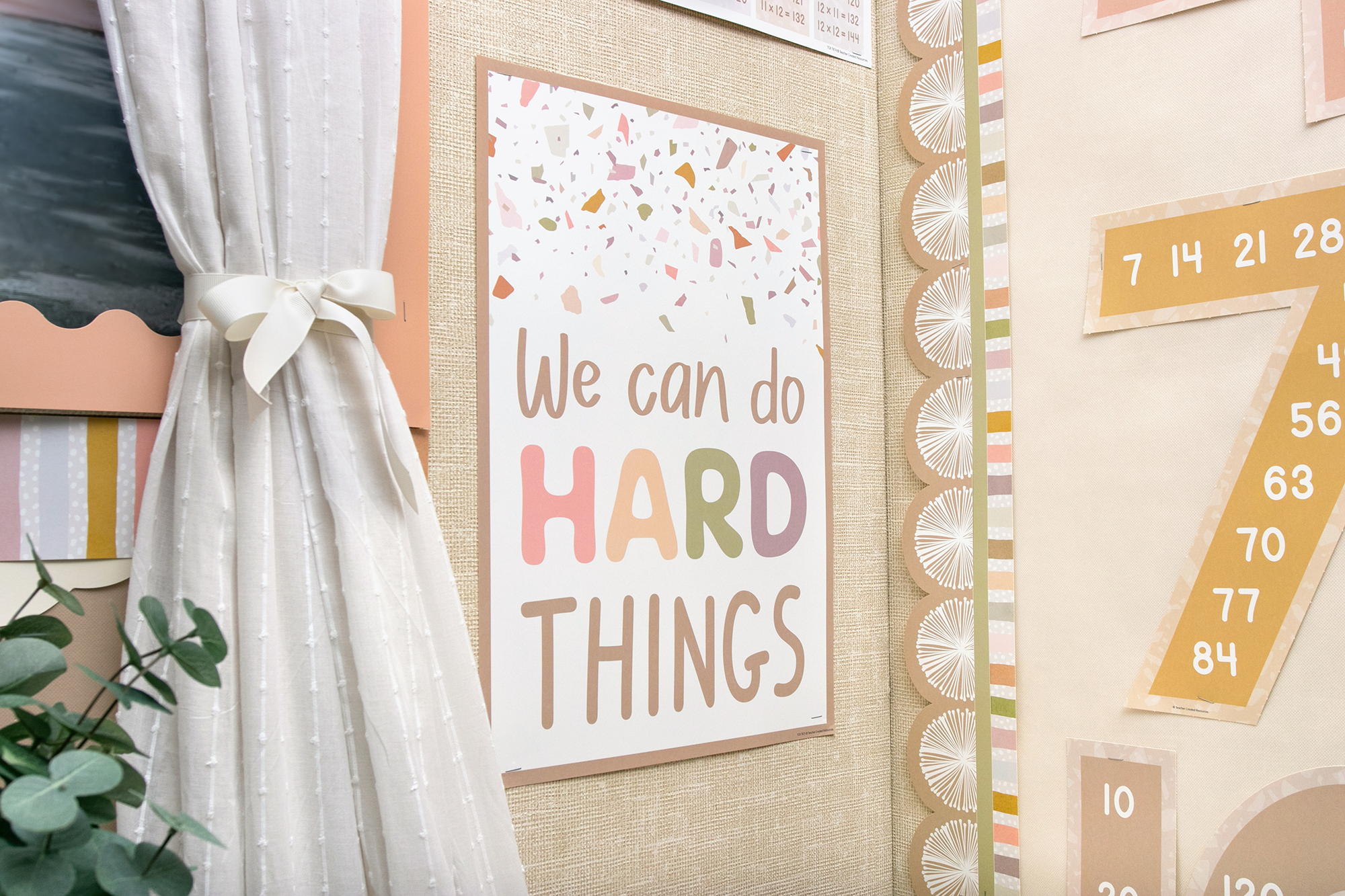 We Can Do Hard Things Positive Poster