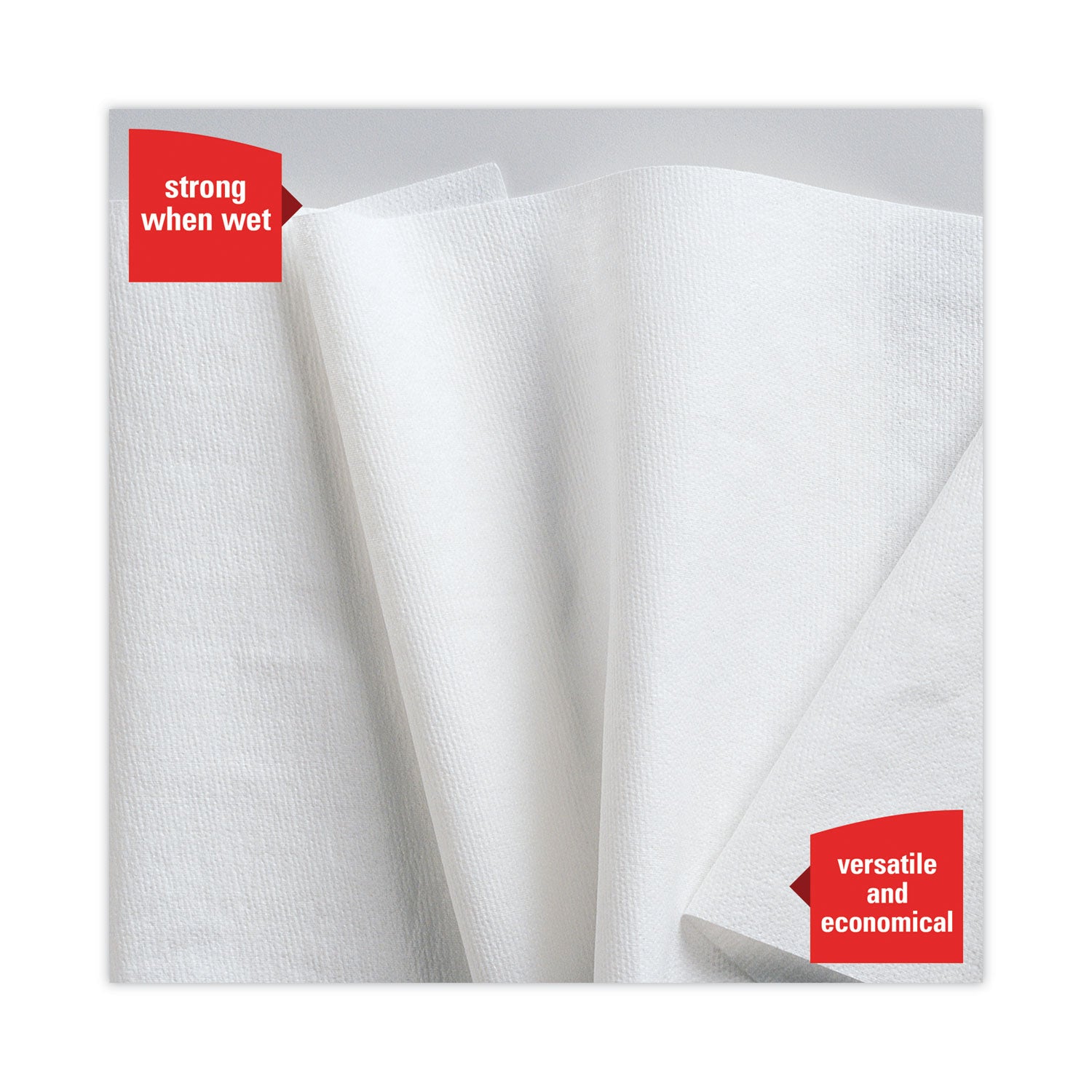 12.20" Length x 9.80" Width - Reinforced - White - 1 Roll