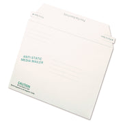 Quality Park Economy Disk/CD Mailers - CD/DVD - 6" Width x 8 5/8" Length - Self-sealing - White - Fiberboard - 25 / Box